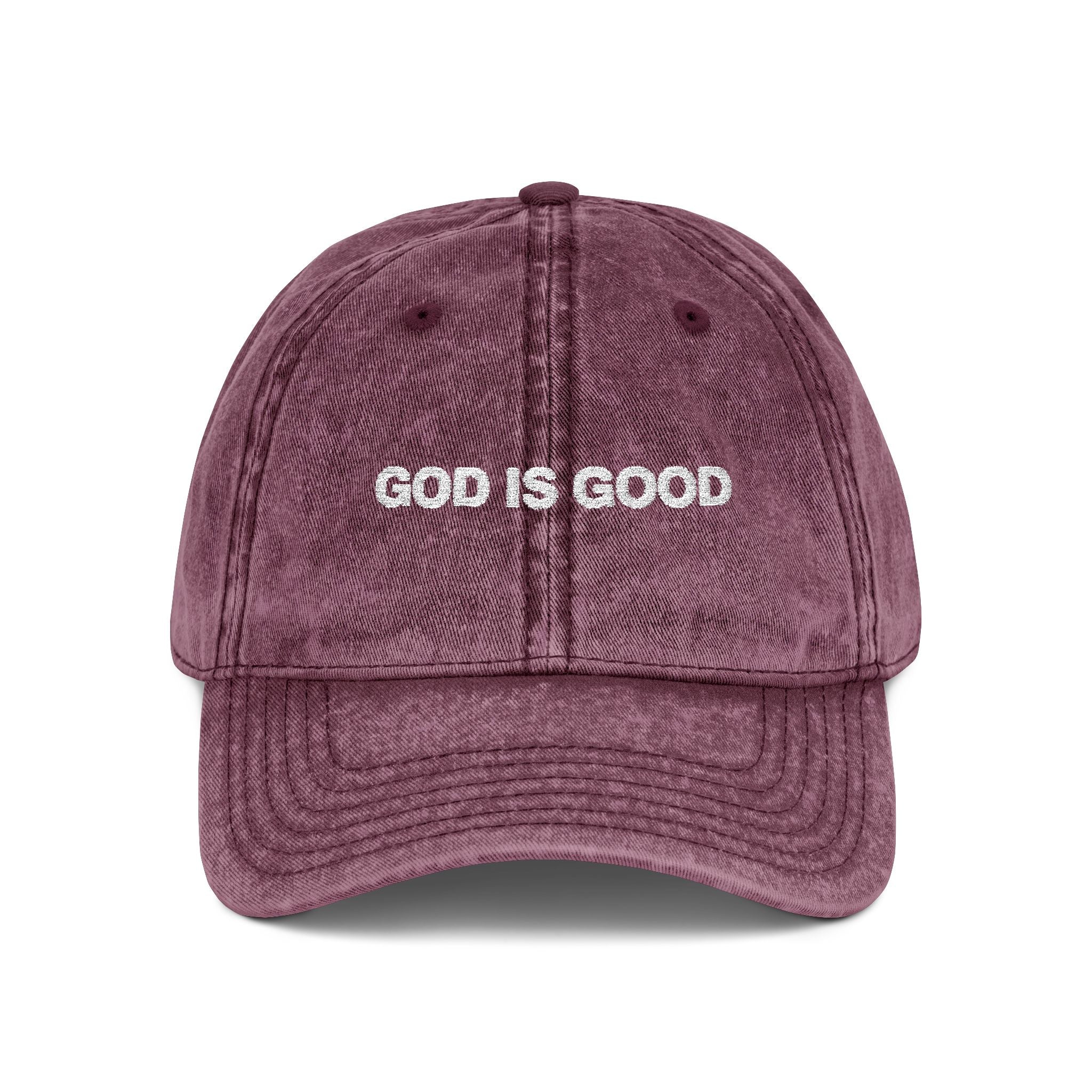 God is Good | Vintage Embroidered Hat