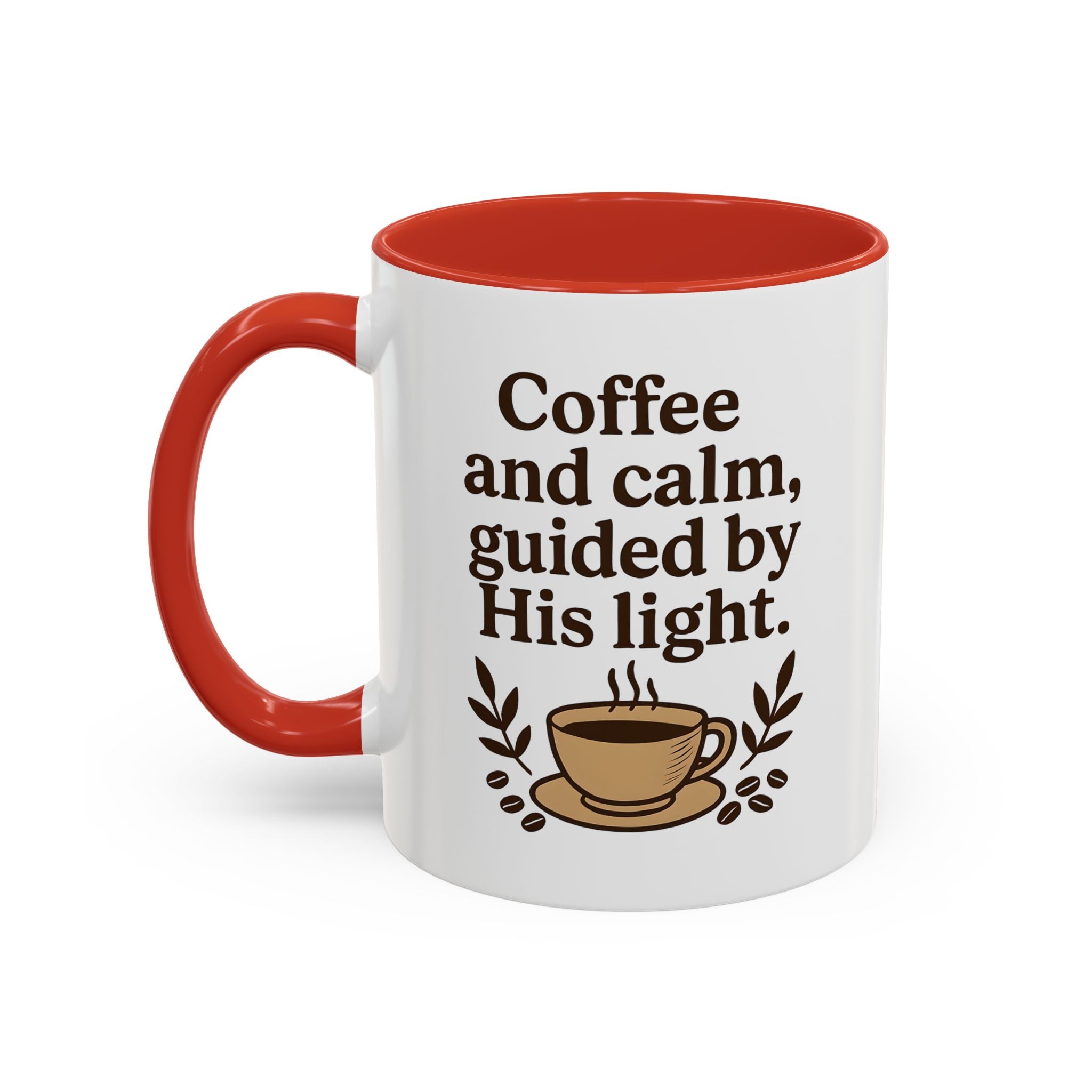 Coffee and calm, guided by His light. | Coffee Mug