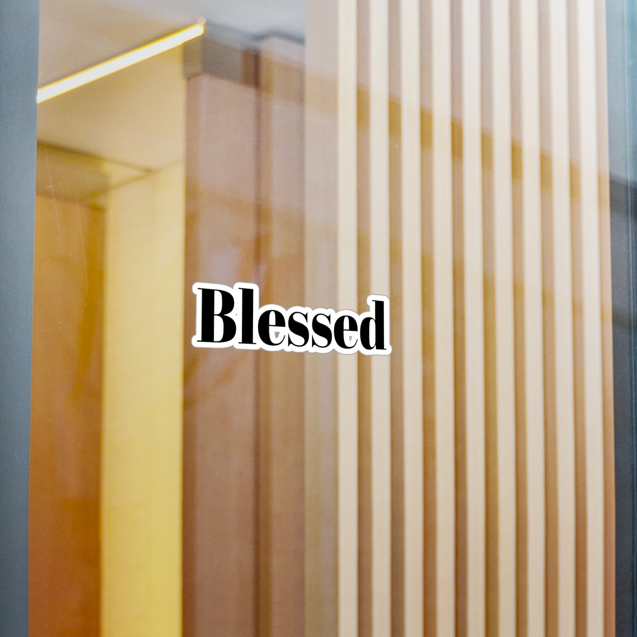 Blessed Kiss-Cut Vinyl Sticker