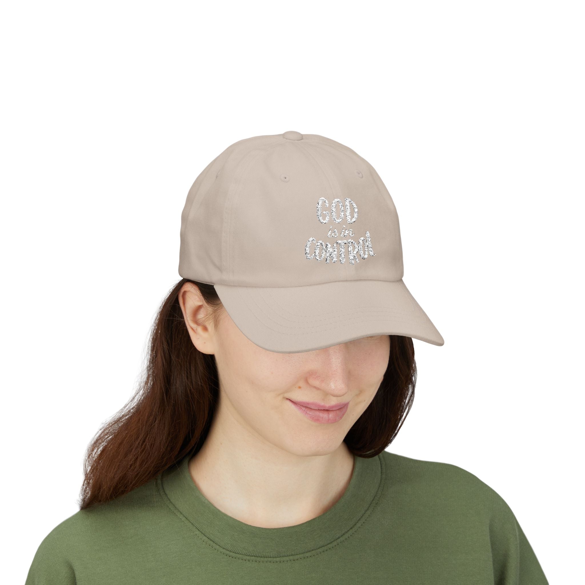 God Is In Control | Classic Dad Cap