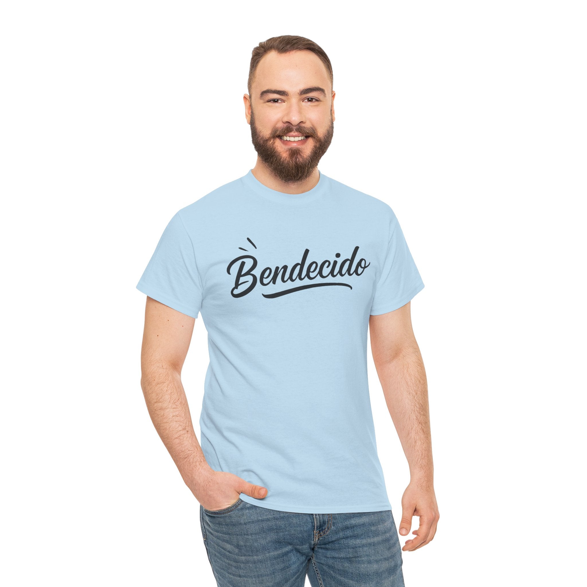 Bendecido (Blessed masculine) | Unisex Heavy Cotton Tee