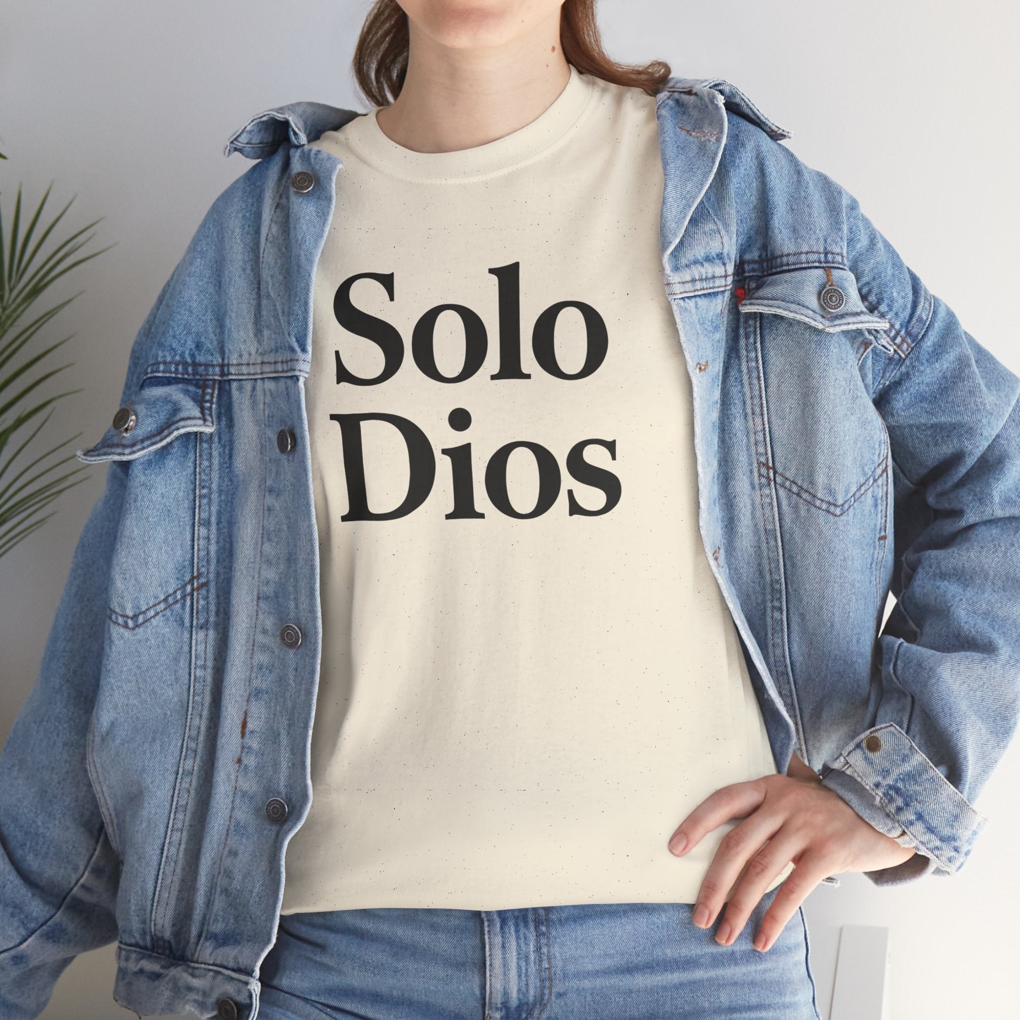 Solo Dios (Only God) | Unisex Cotton Tee