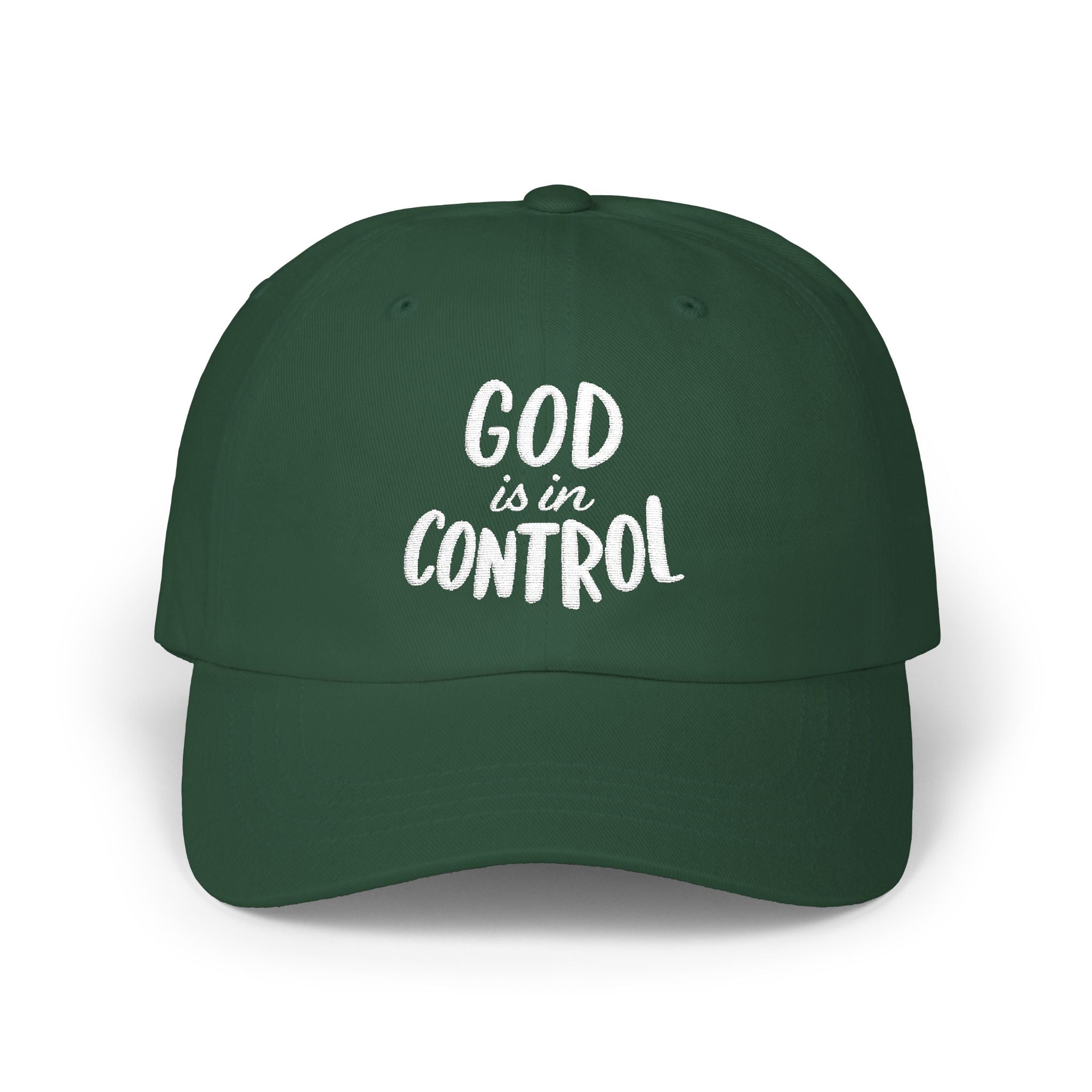 God Is In Control | Classic Dad Cap