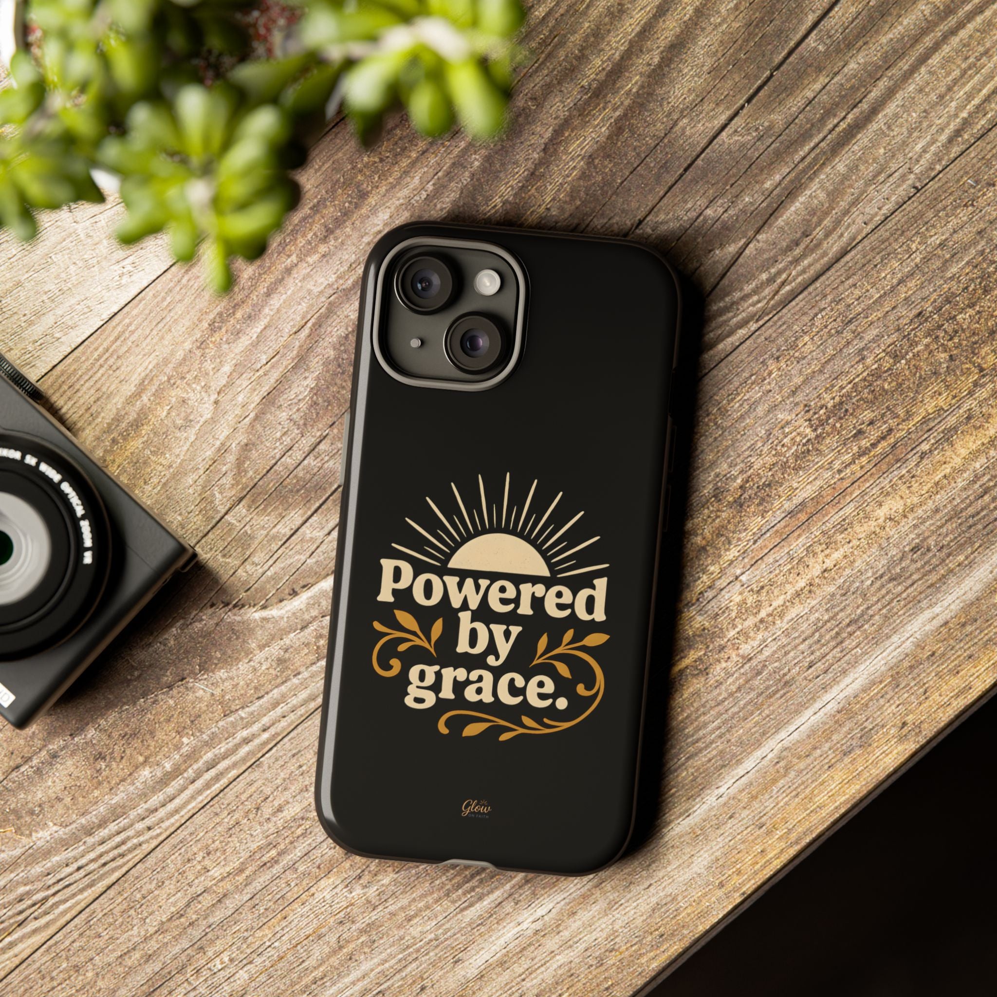Powered by Grace | Phone Case