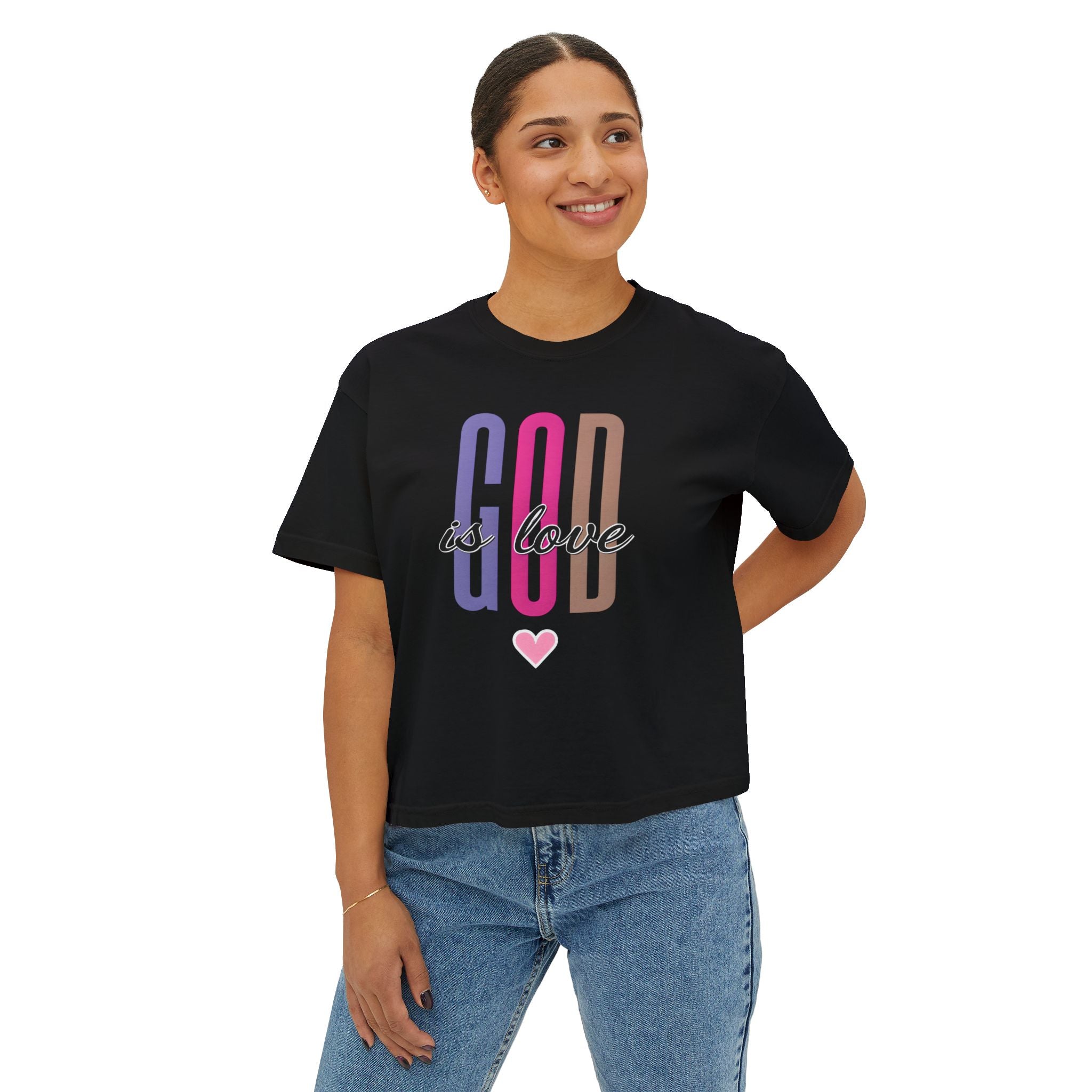 God is Love | Women's Boxy Tee