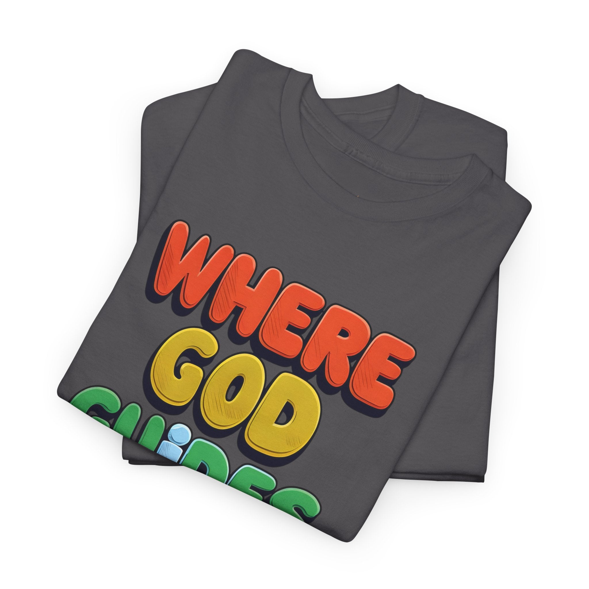 Where God Guides, He Provides | Unisex Cotton T-Shirt