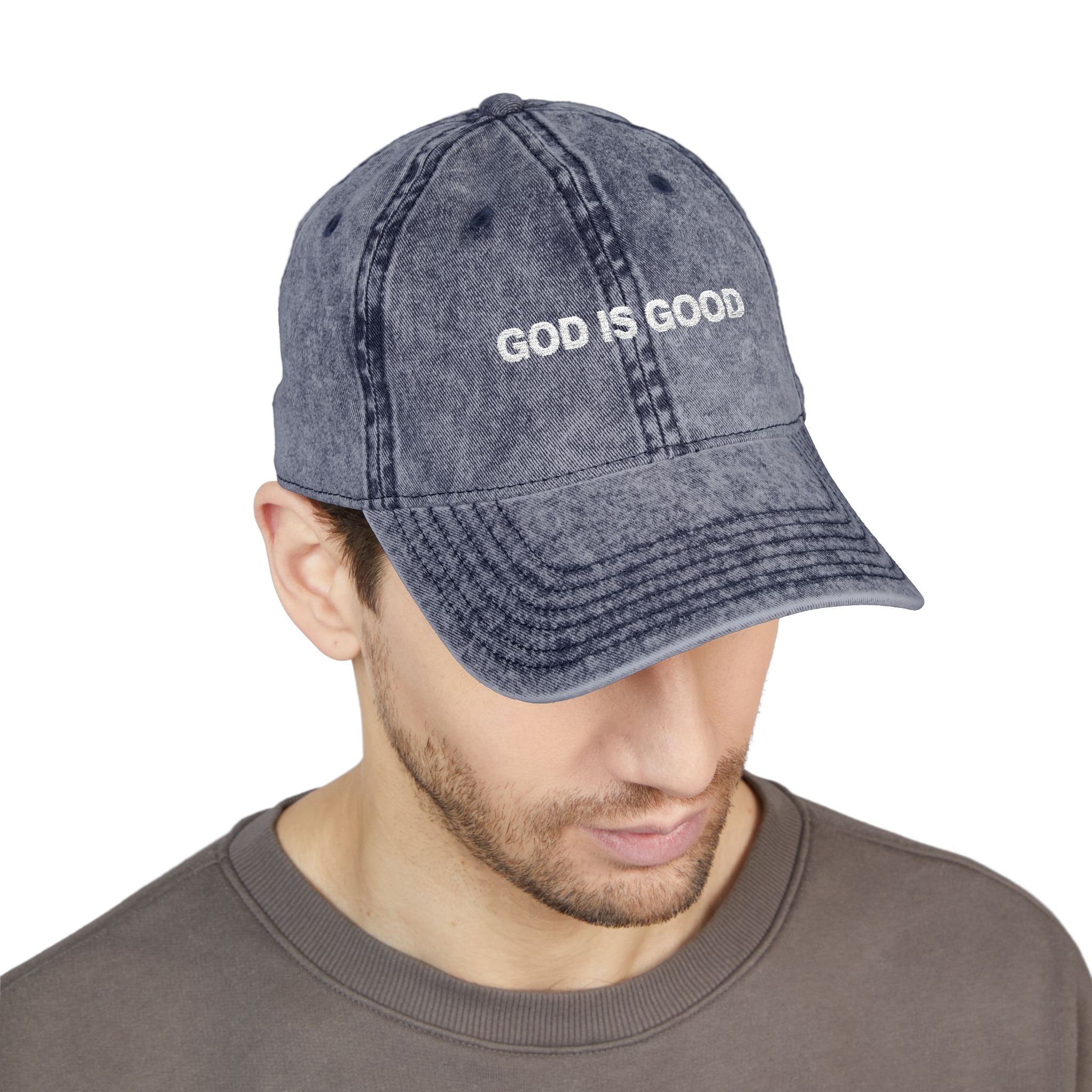 God is Good | Vintage Embroidered Hat