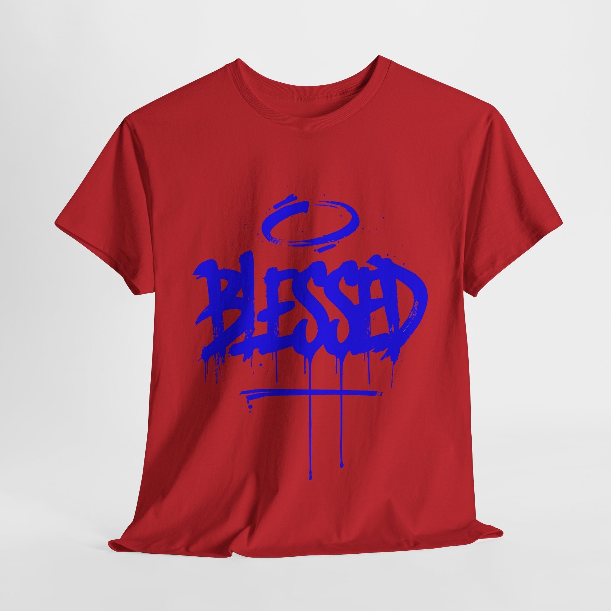 Blessed | Unisex Graffiti Style Heavy Cotton Tee