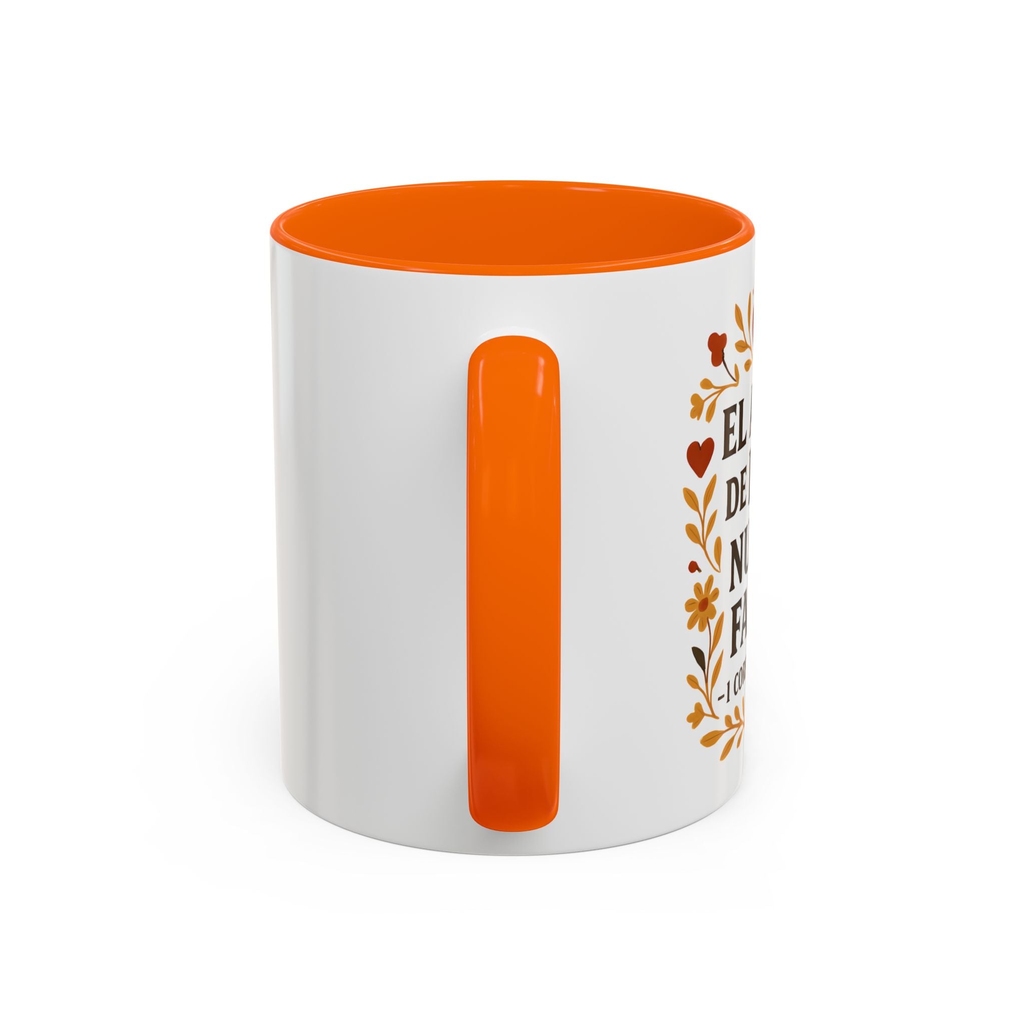 El amor de Dios nunca falla. — 1 Corintios 13:8 | Accent Coffee Mug