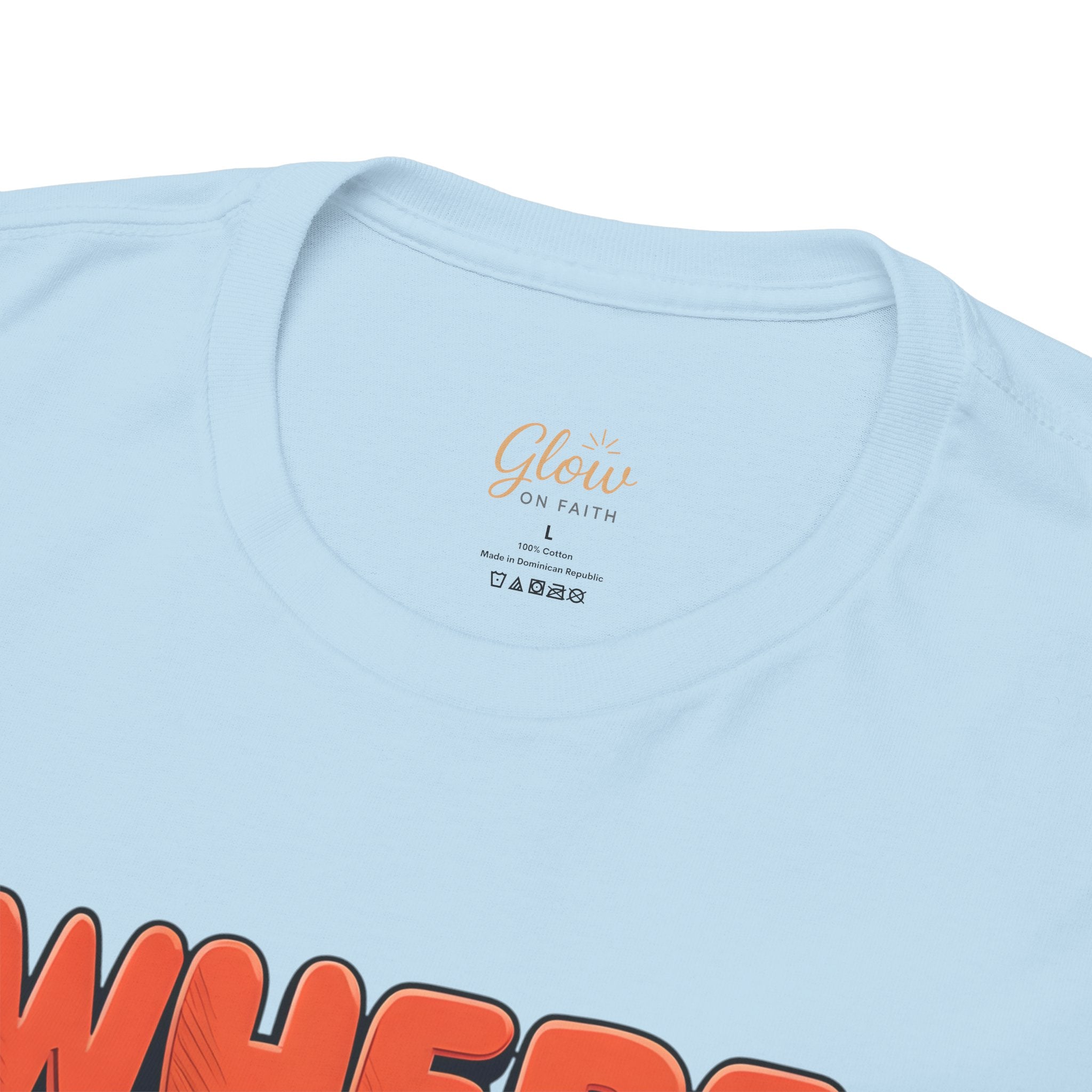 Where God Guides, He Provides | Unisex Cotton T-Shirt
