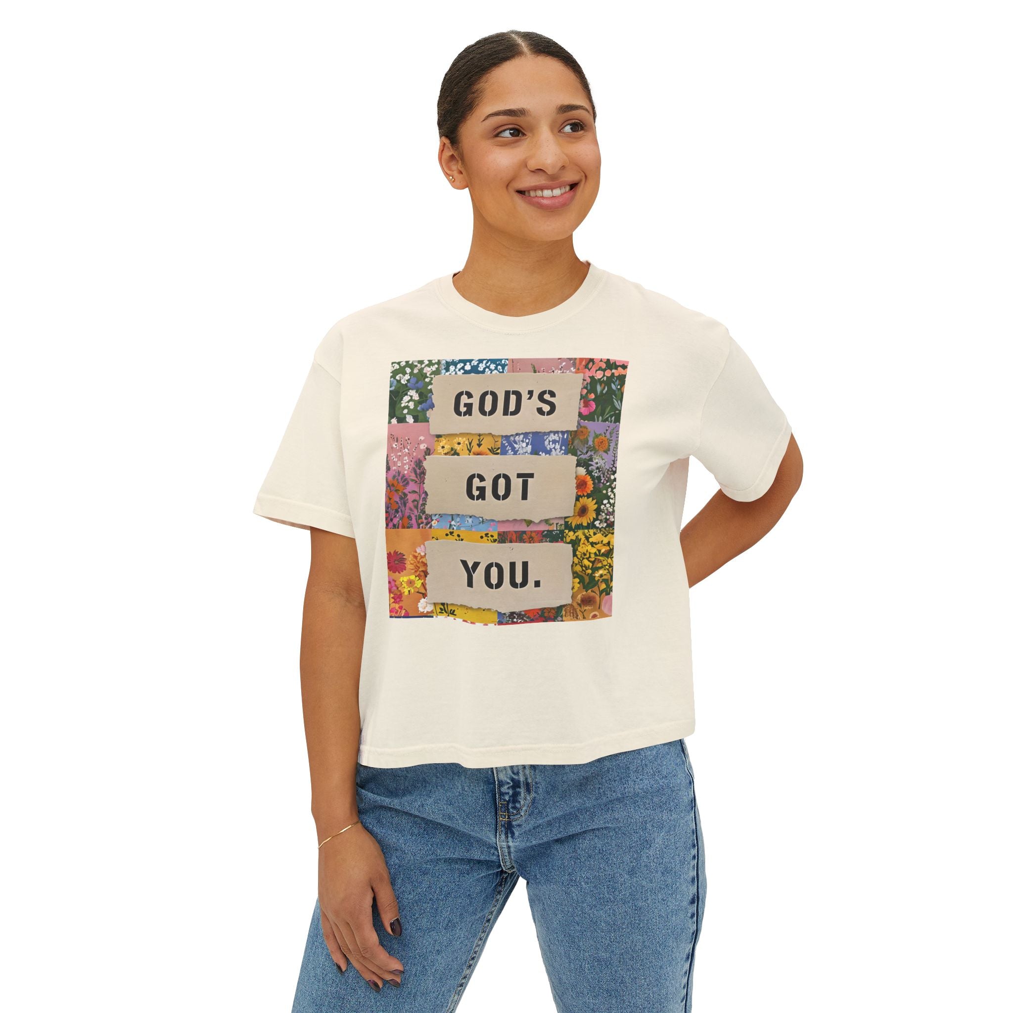 God's Got You | Women's Boxy Tee