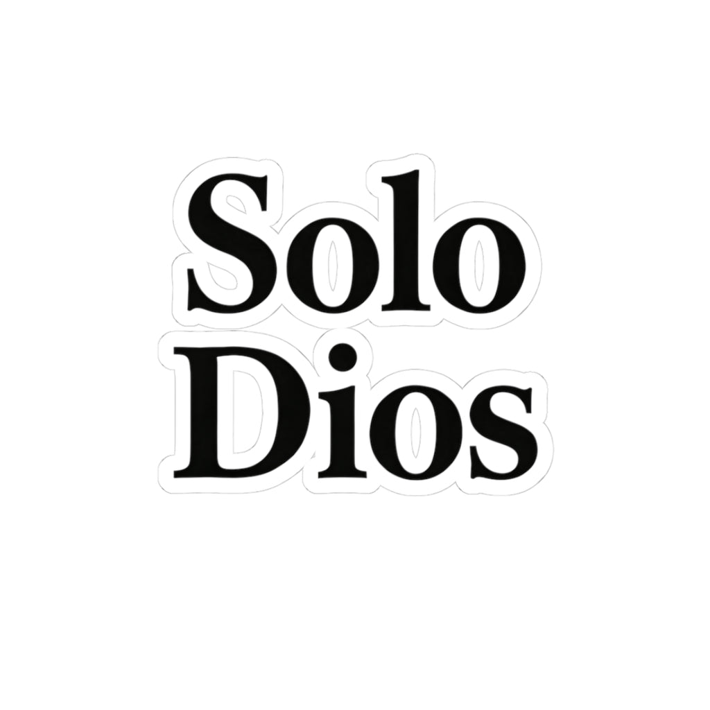 Solo Dios | Kiss-Cut Stickers