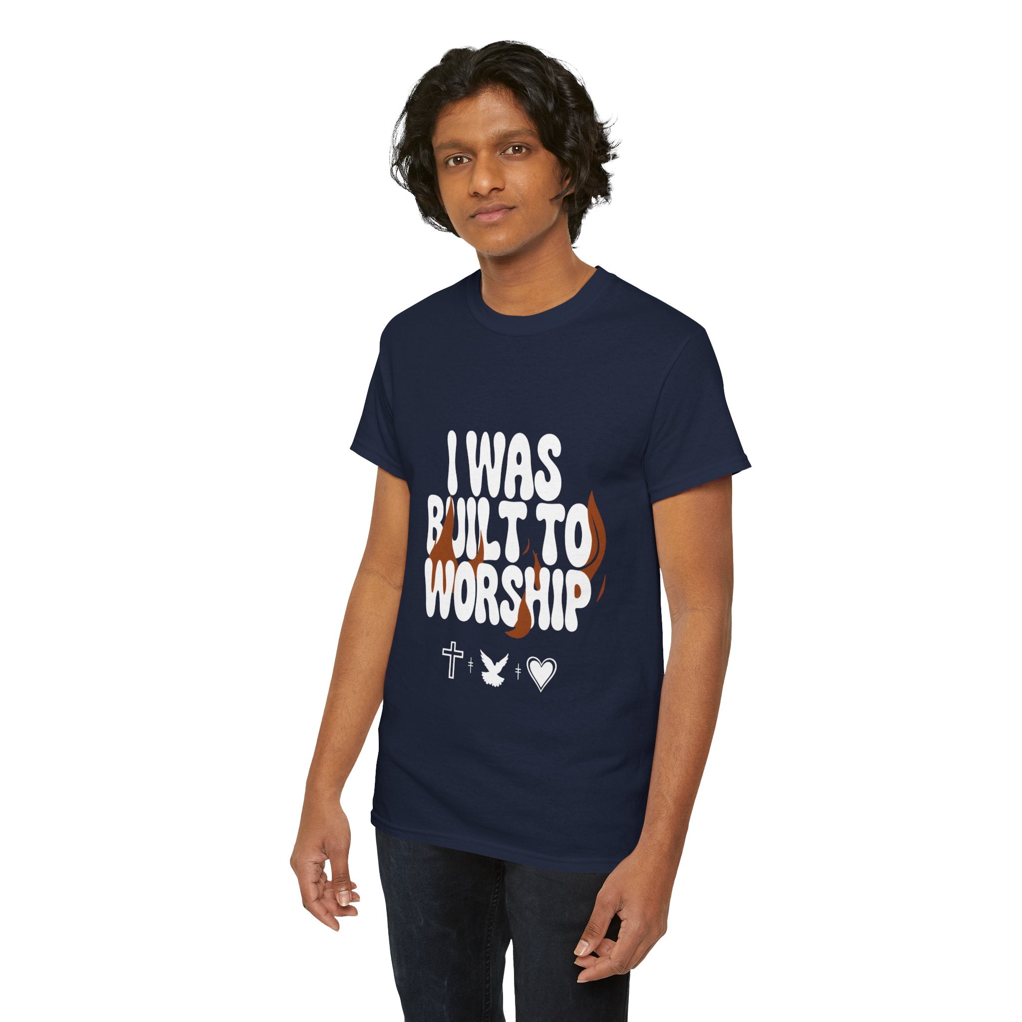 I was built to worship | Unisex Heavy Cotton Tee