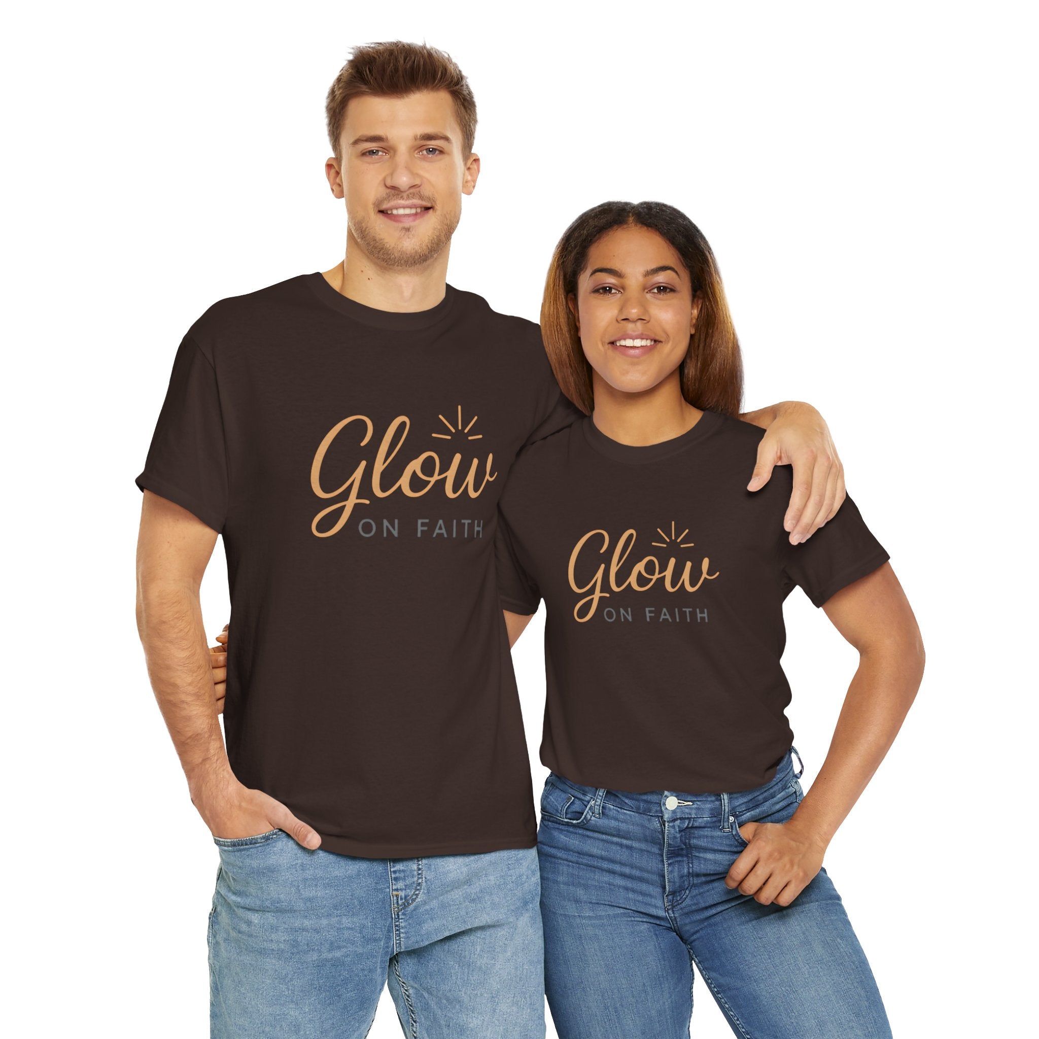 Glow on Faith | Unisex Heavy Cotton Tee
