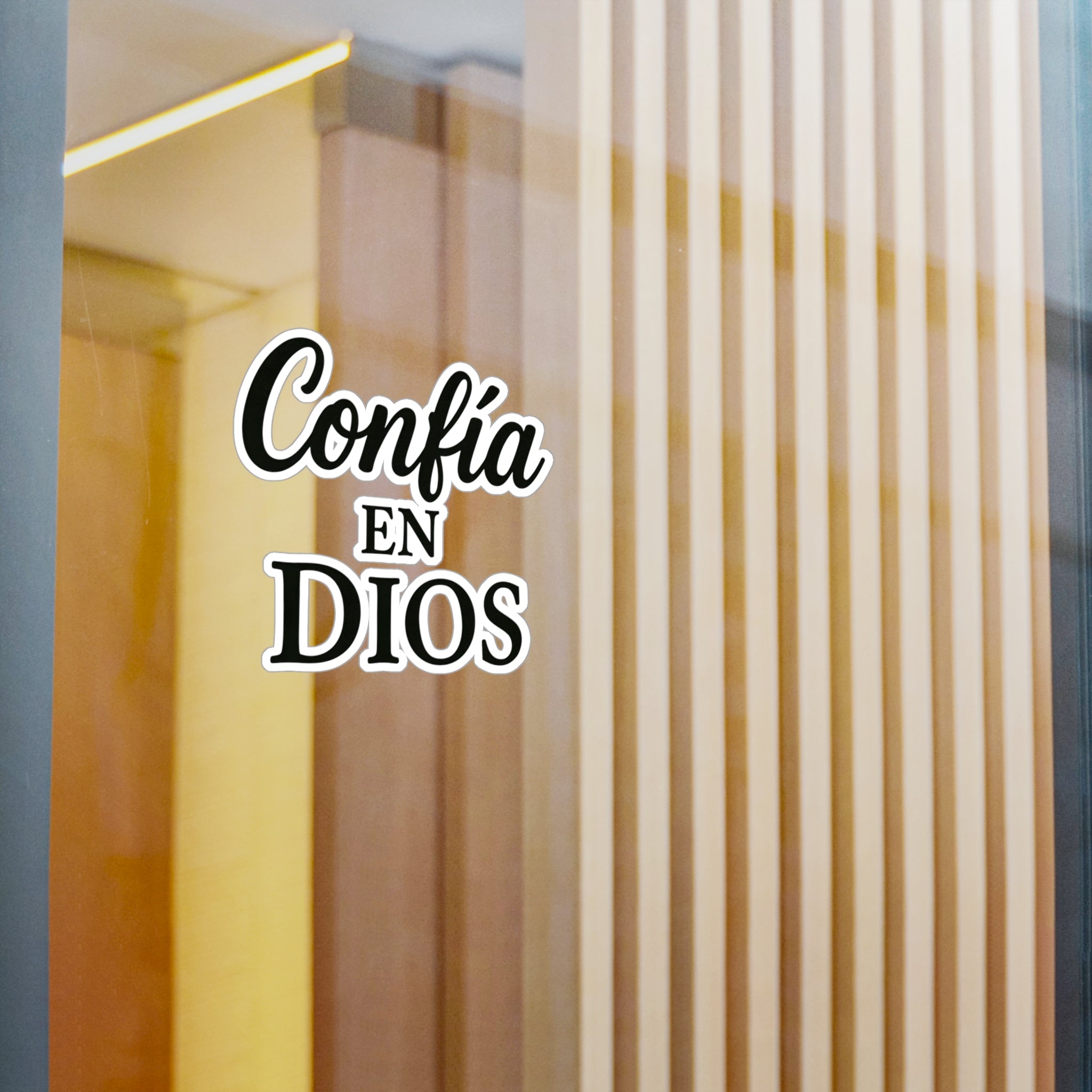 Confía en Dios | Vinyl Sticker