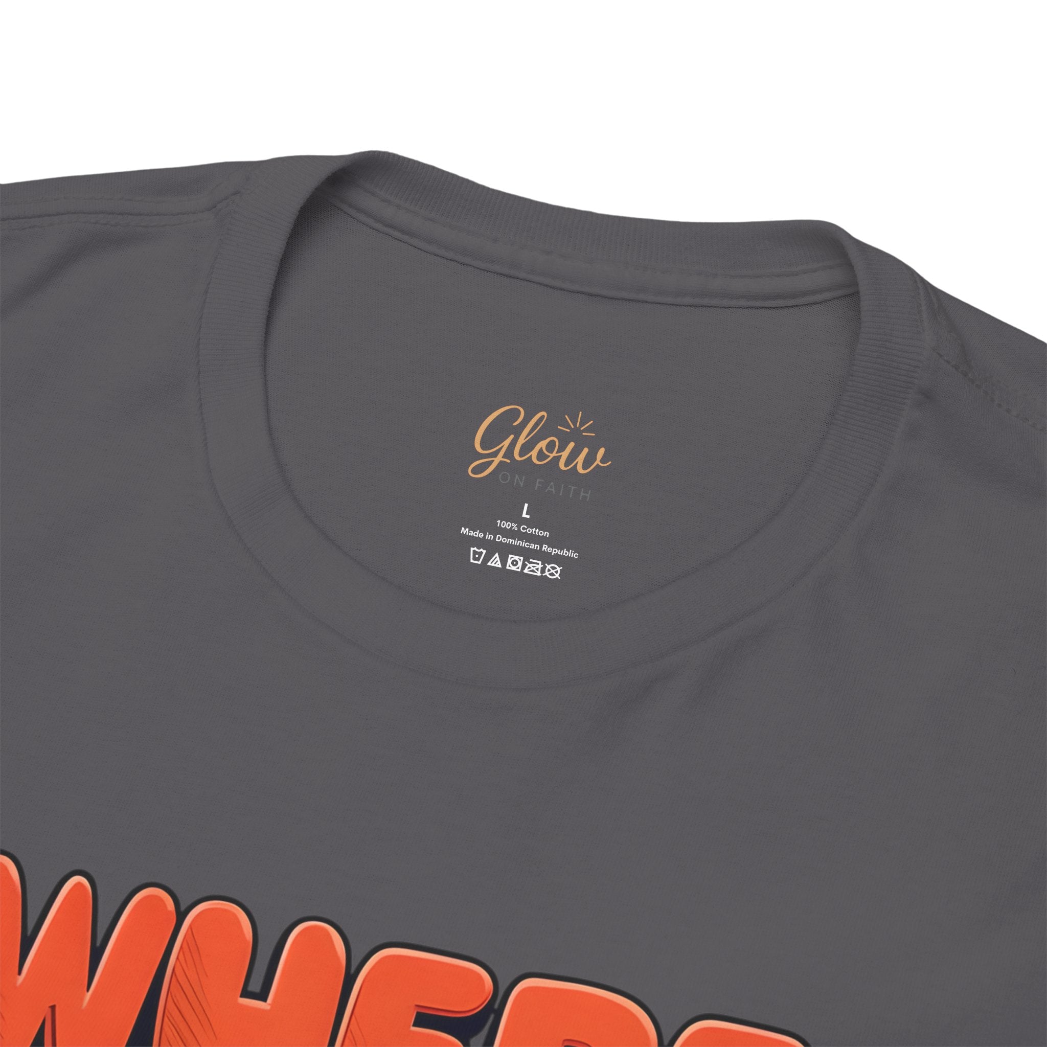 Where God Guides, He Provides | Unisex Cotton T-Shirt