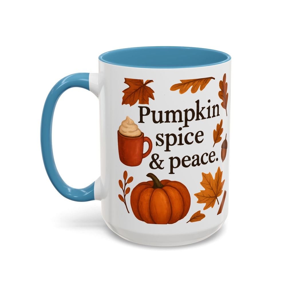 Pumpkin Spice & Peace | Autumn Coffee Mug