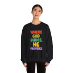 Where God Guides | Unisex Crewneck Sweatshirt