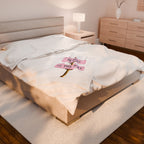 Jesus Is the Way | Cozy Velveteen Plush Blanket