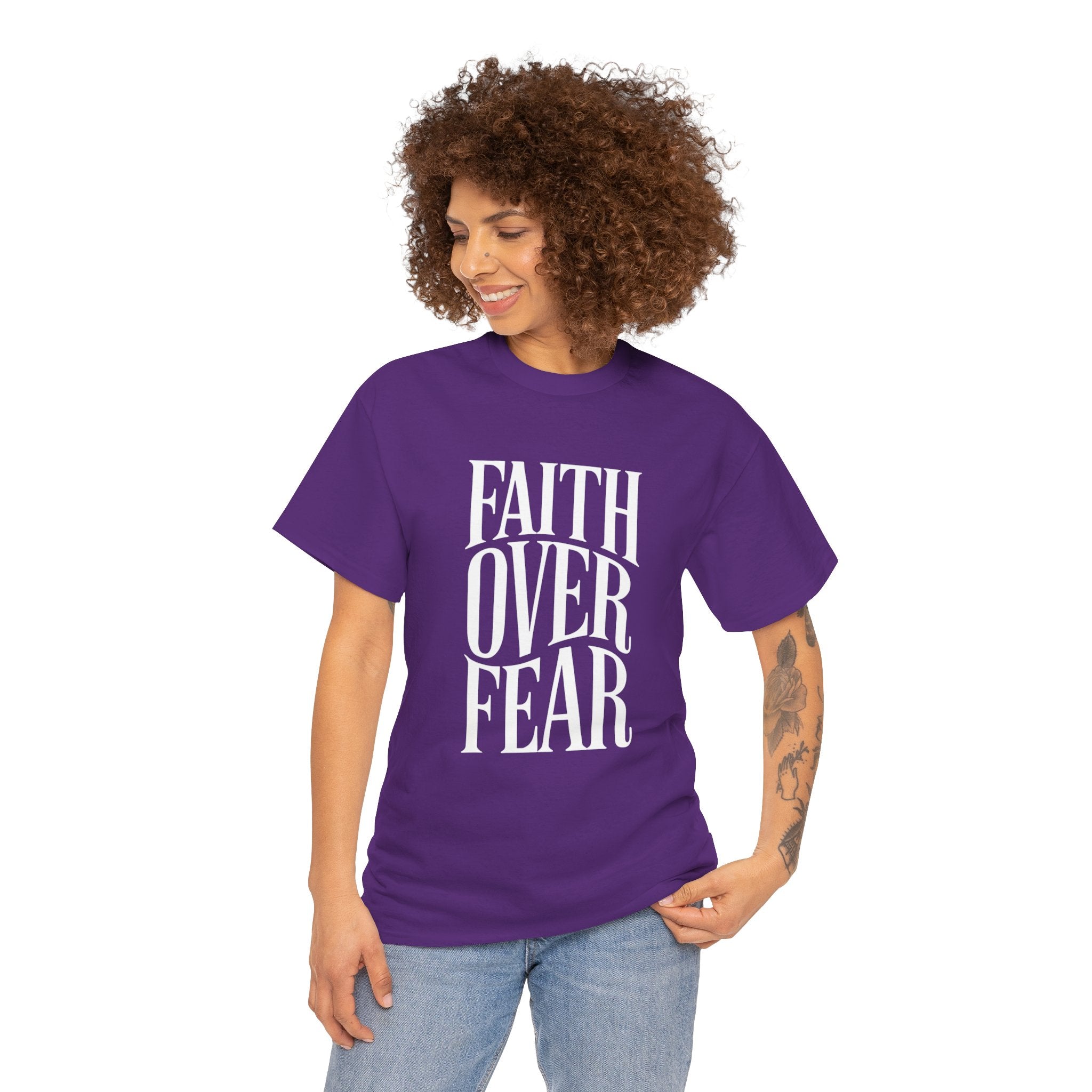 Faith Over Fear | Unisex Cotton Tee