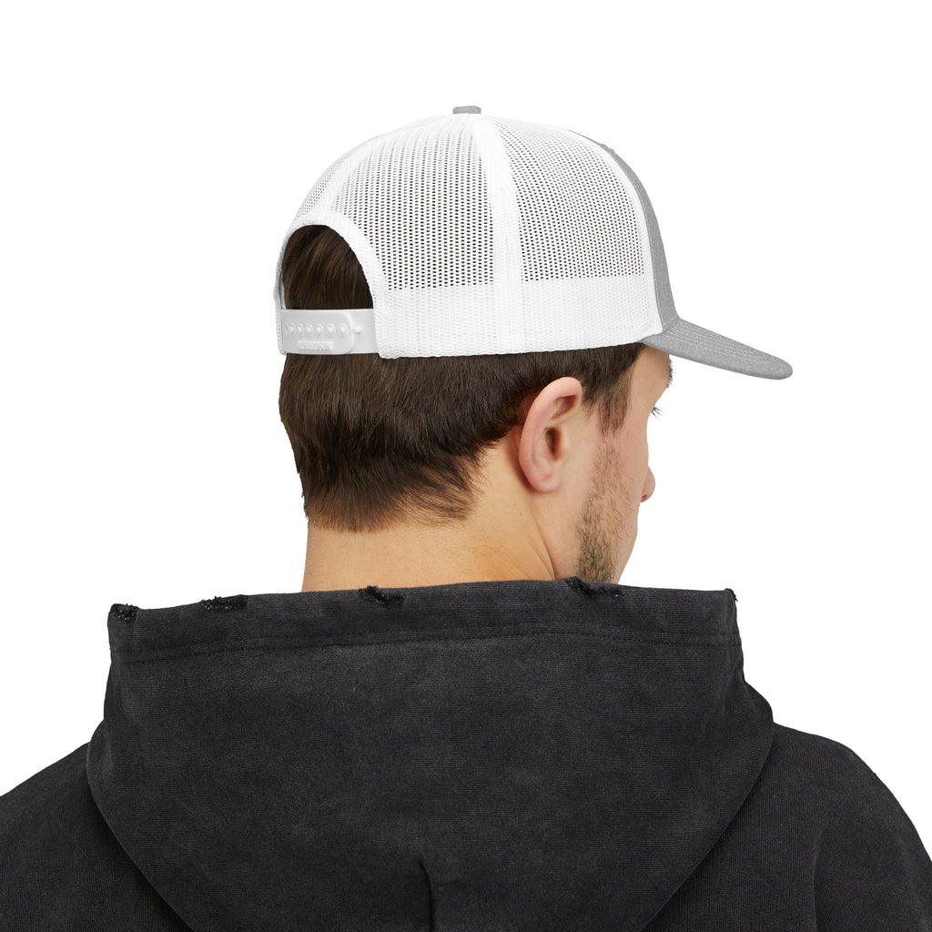Con Dios | Embroidered Snapback Trucker Cap