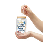 Stay Hydrated | Sipper Glass, 16oz