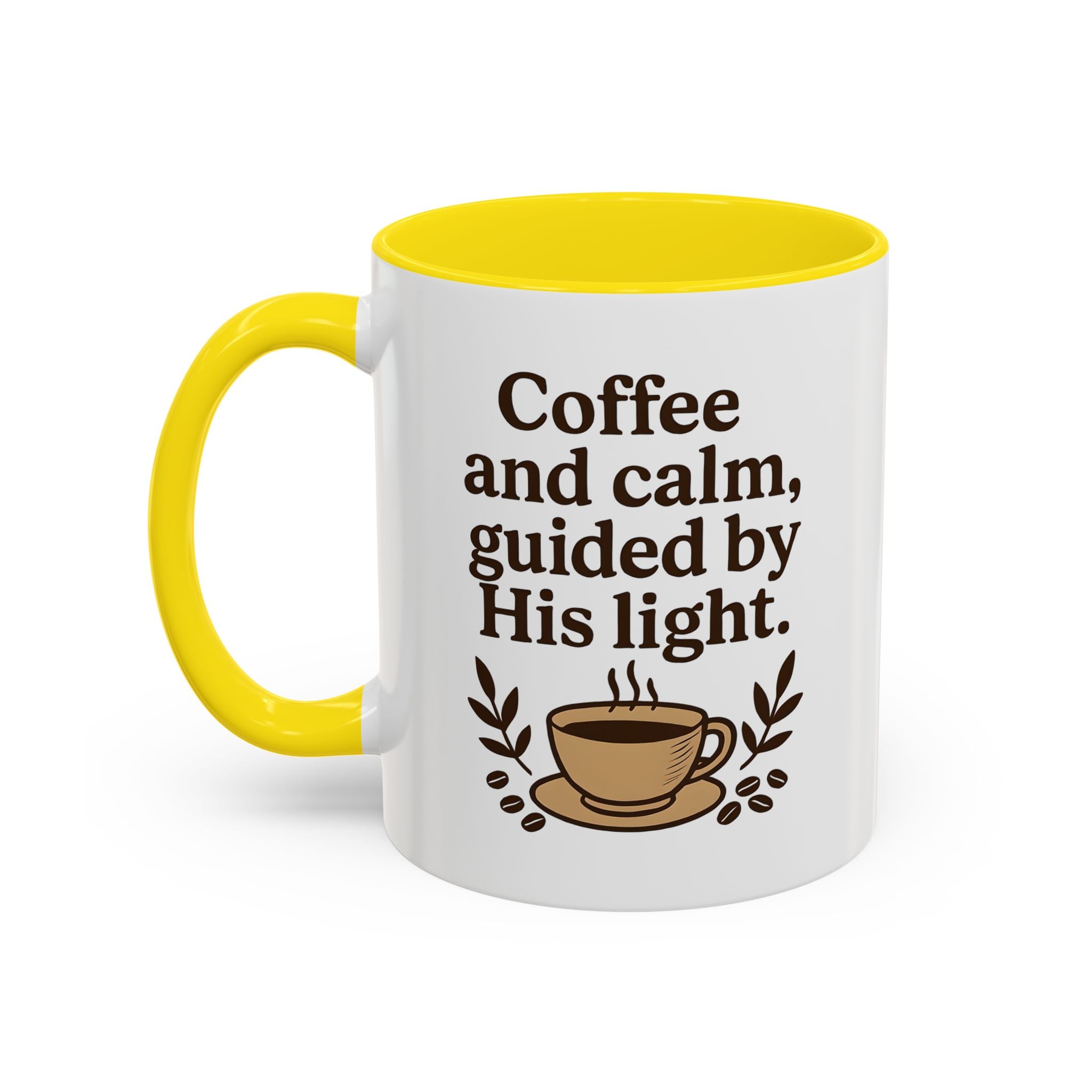 Coffee and calm, guided by His light. | Coffee Mug