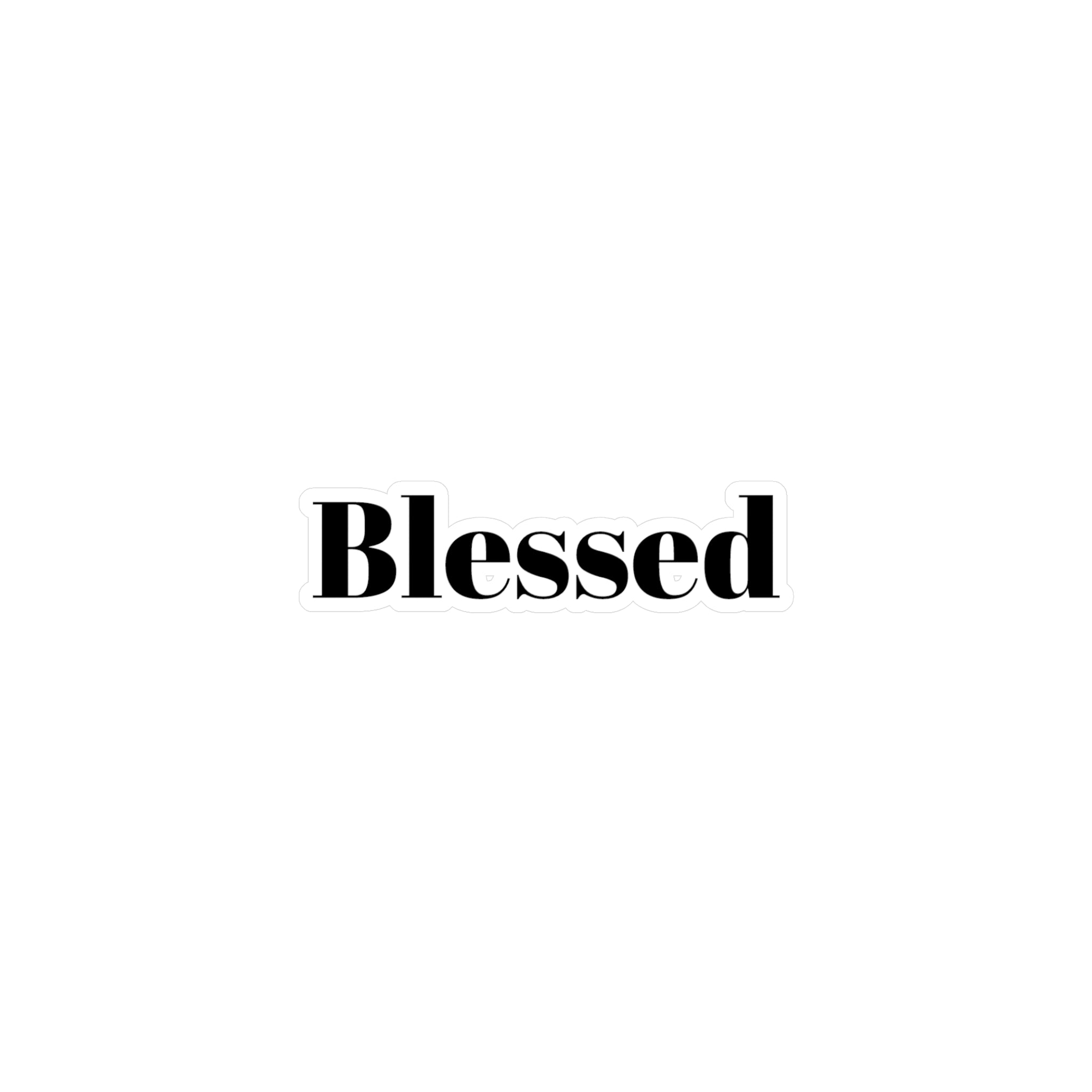 Blessed Kiss-Cut Vinyl Sticker