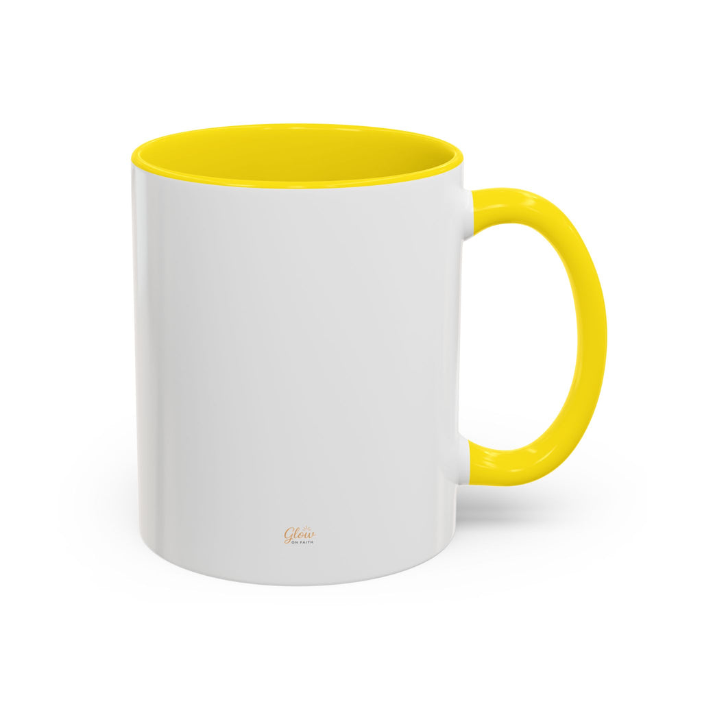 El amor de Dios nunca falla. — 1 Corintios 13:8 | Accent Coffee Mug