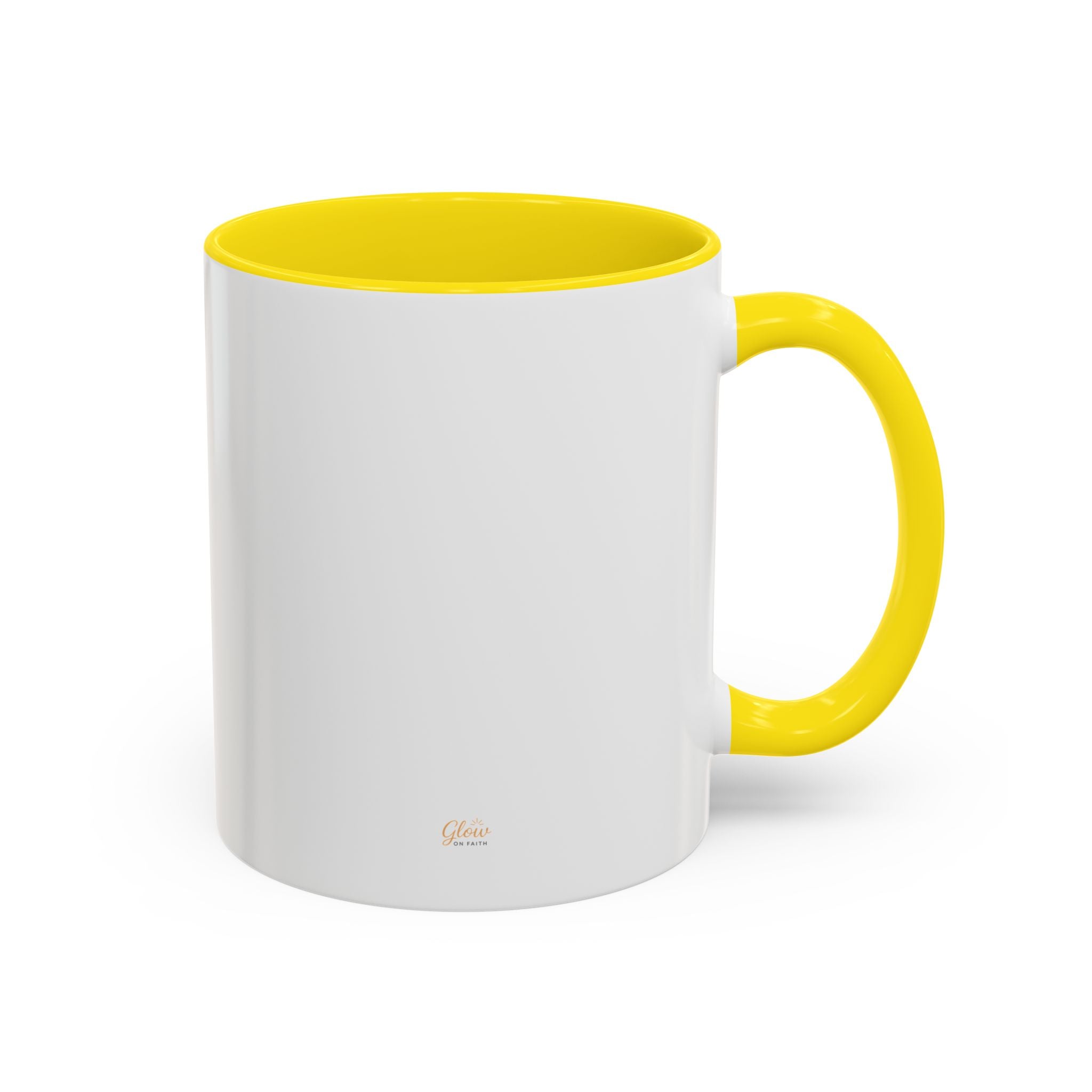 El amor de Dios nunca falla. — 1 Corintios 13:8 | Accent Coffee Mug