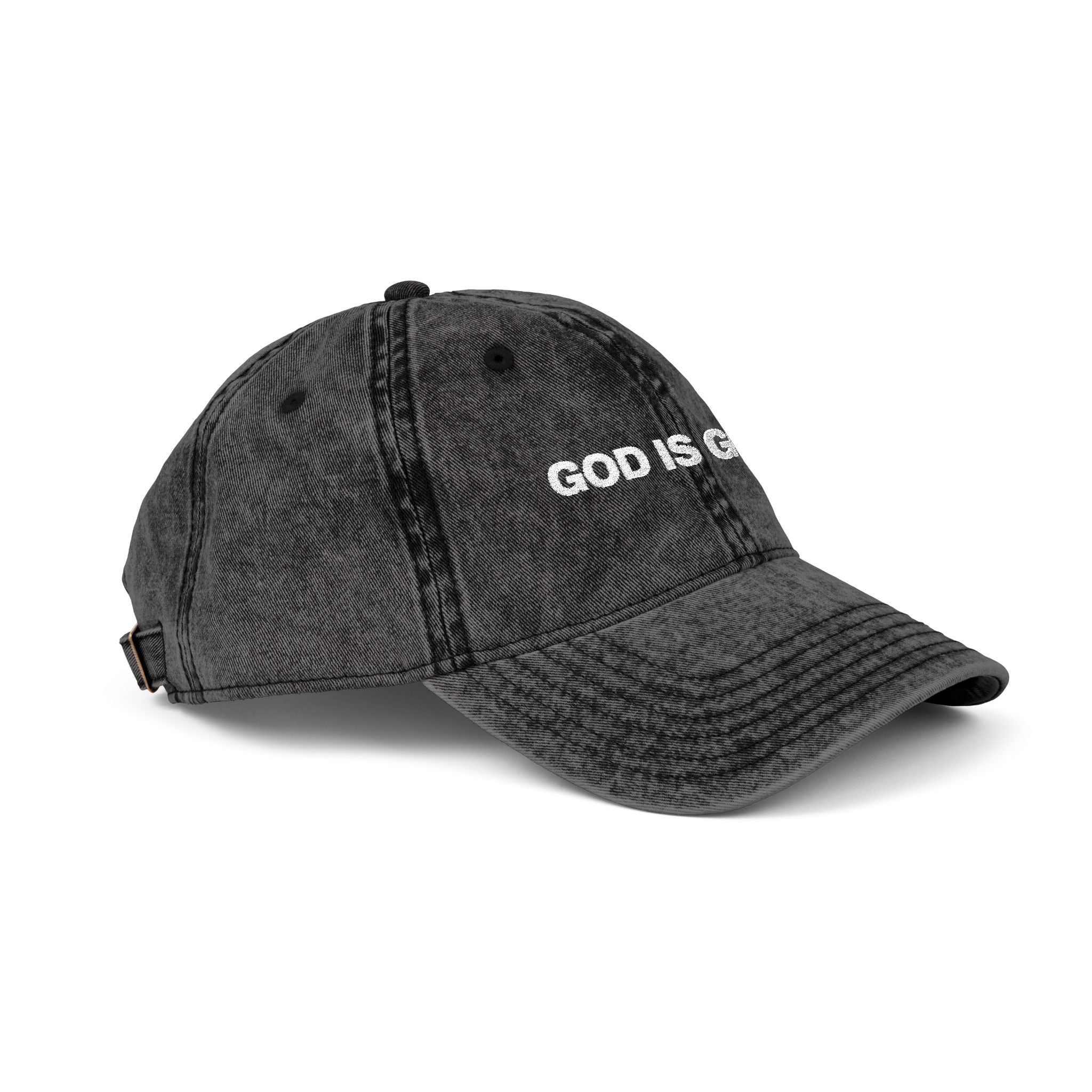 God is Good | Vintage Embroidered Hat