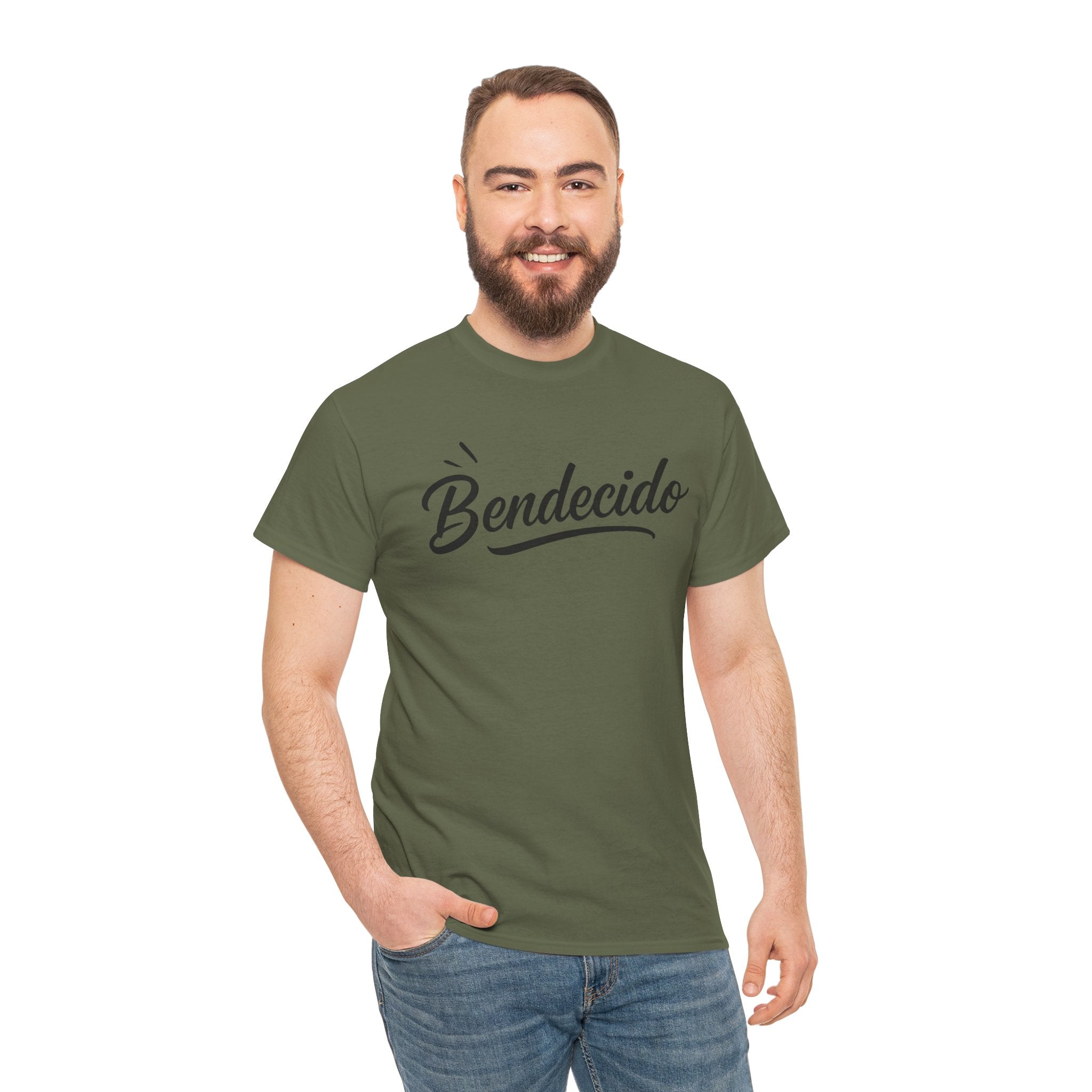 Bendecido (Blessed masculine) | Unisex Heavy Cotton Tee