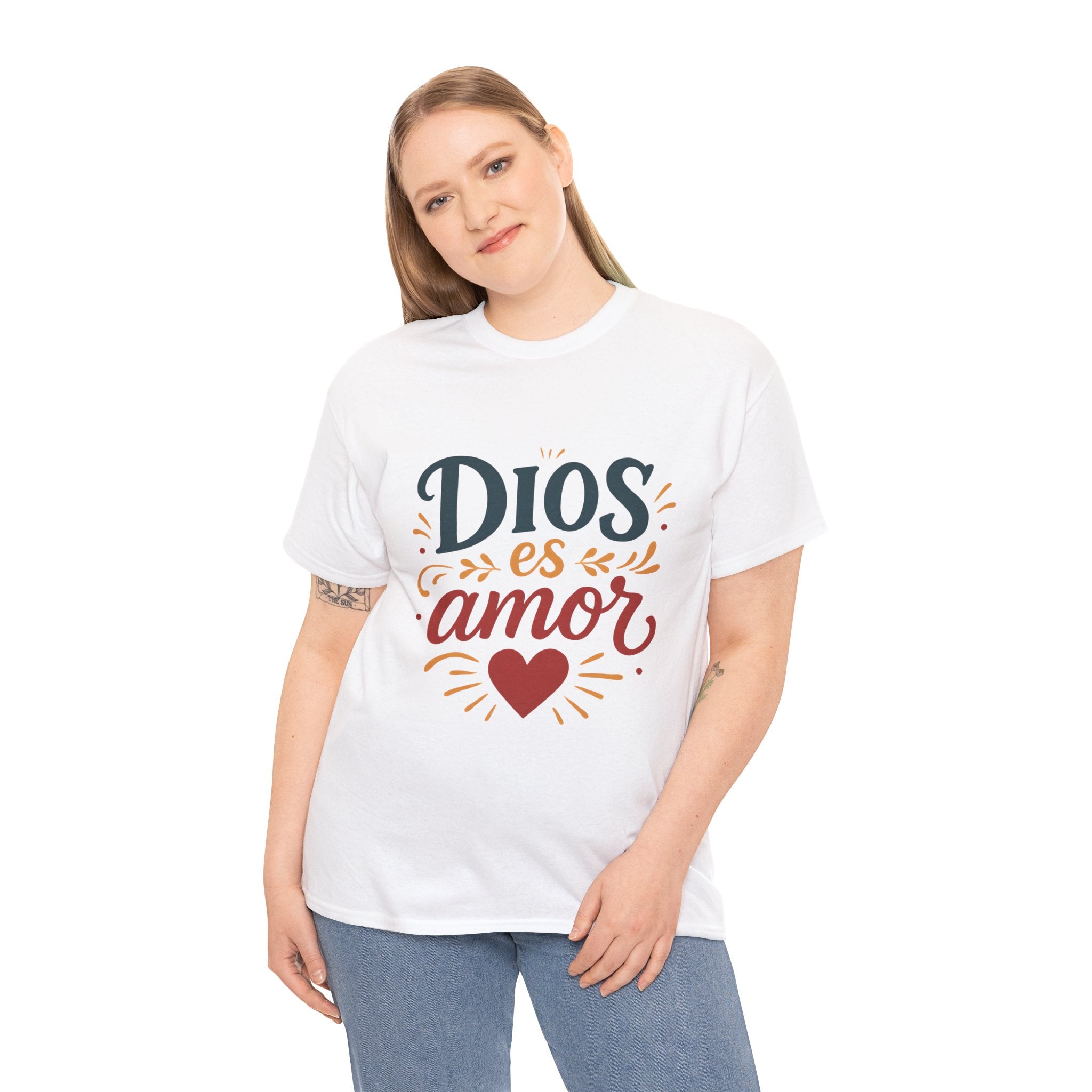 Dios es amor/God is Love | Unisex Heavy Cotton Tee