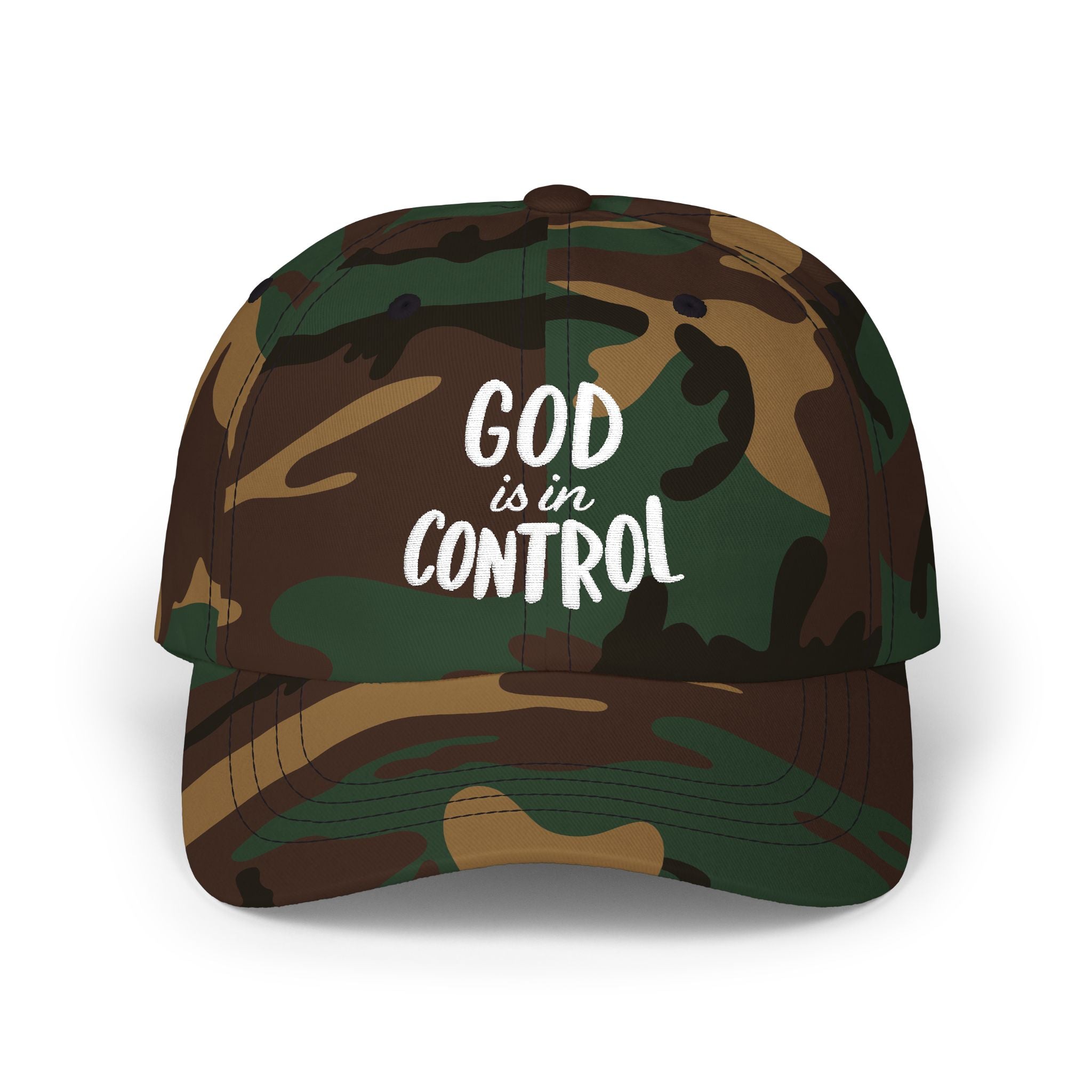 God Is In Control | Classic Dad Cap