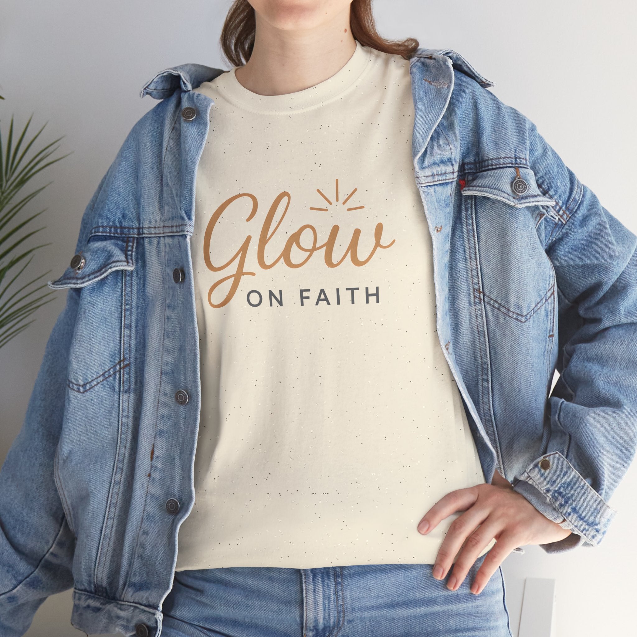Glow on Faith | Unisex Heavy Cotton Tee