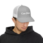Con Dios | Embroidered Snapback Trucker Cap