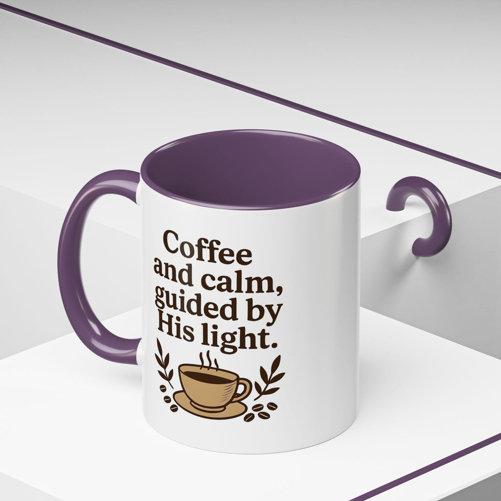 Coffee and calm, guided by His light. | Coffee Mug