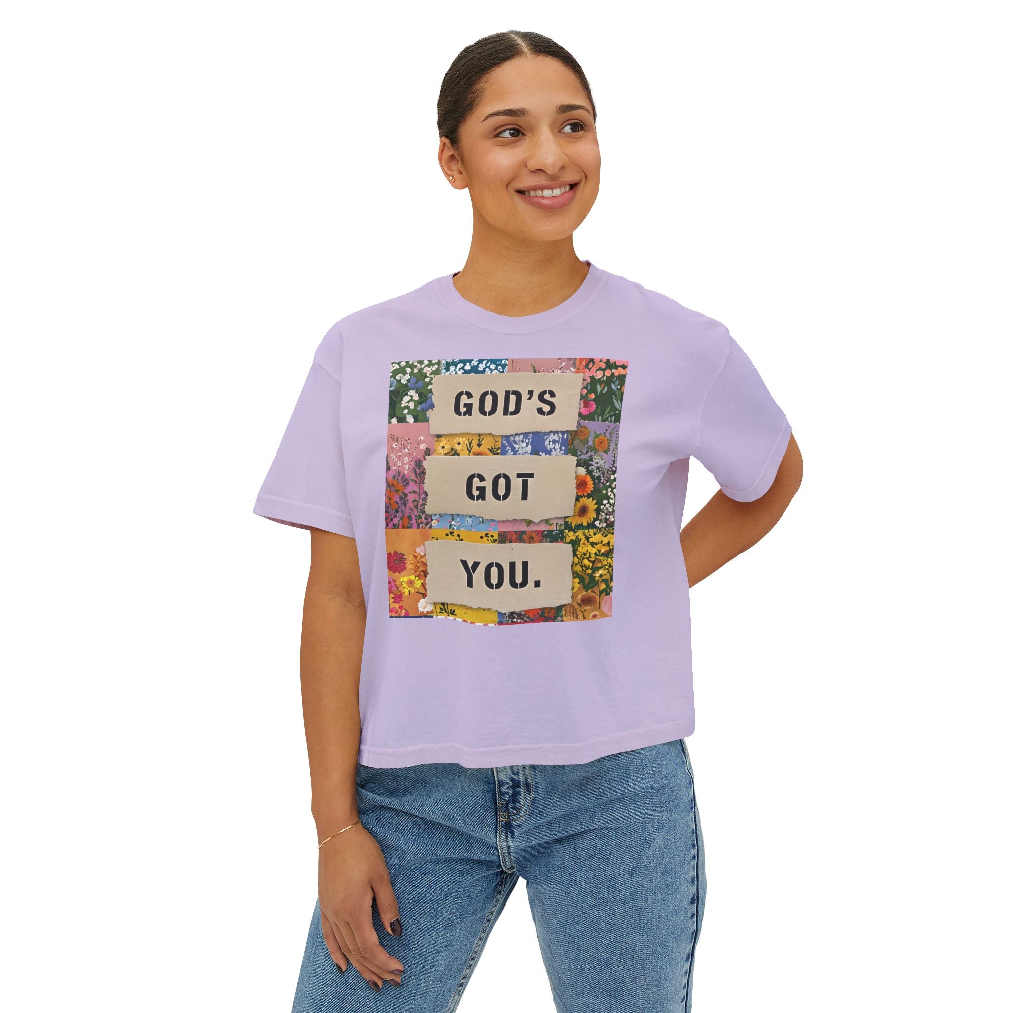 God's Got You | Women's Boxy Tee