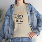 Dios es mi luz. — Salmos 27:1 | Unisex Cotton Tee