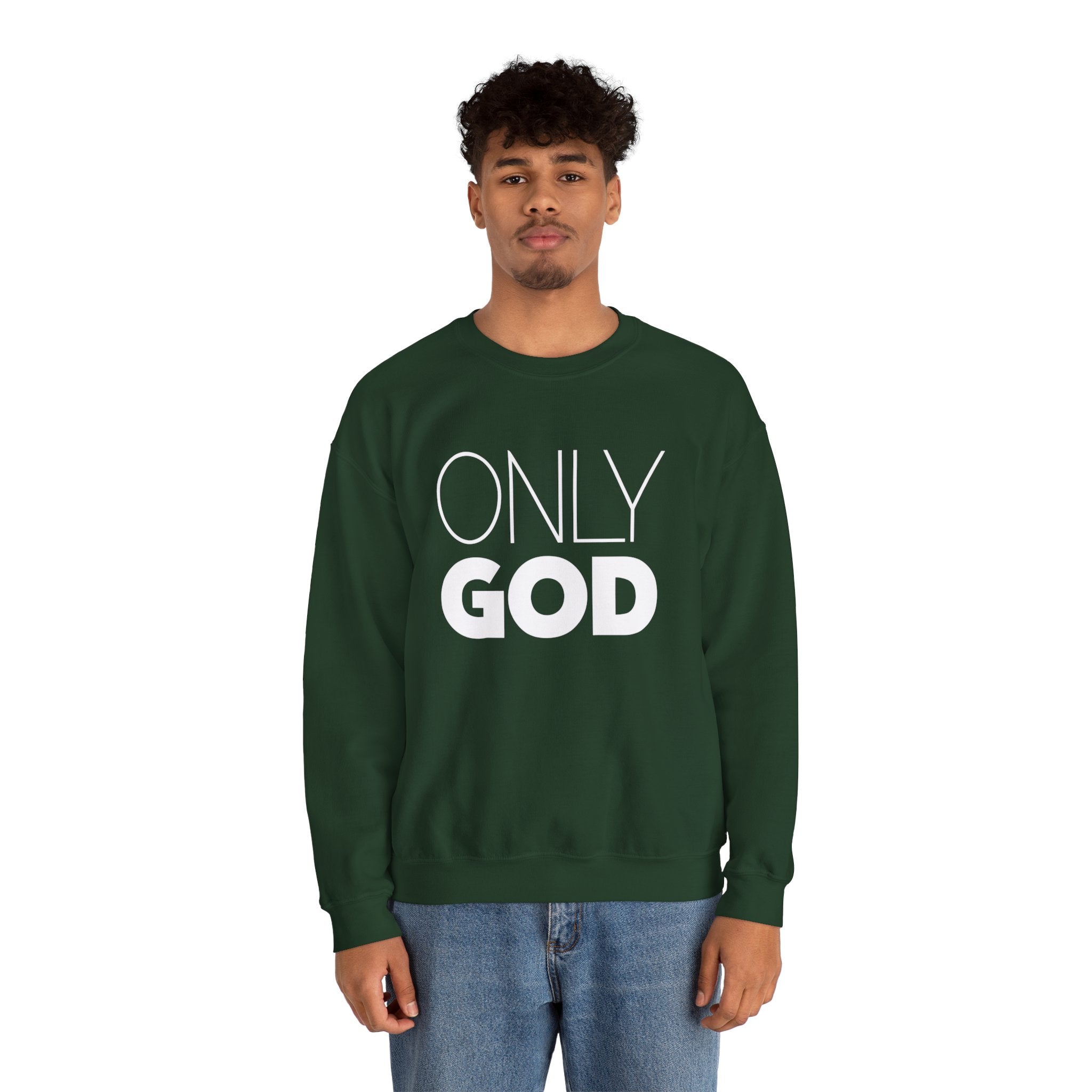 Only God | Unisex Heavy Blend™ Crewneck Sweatshirt