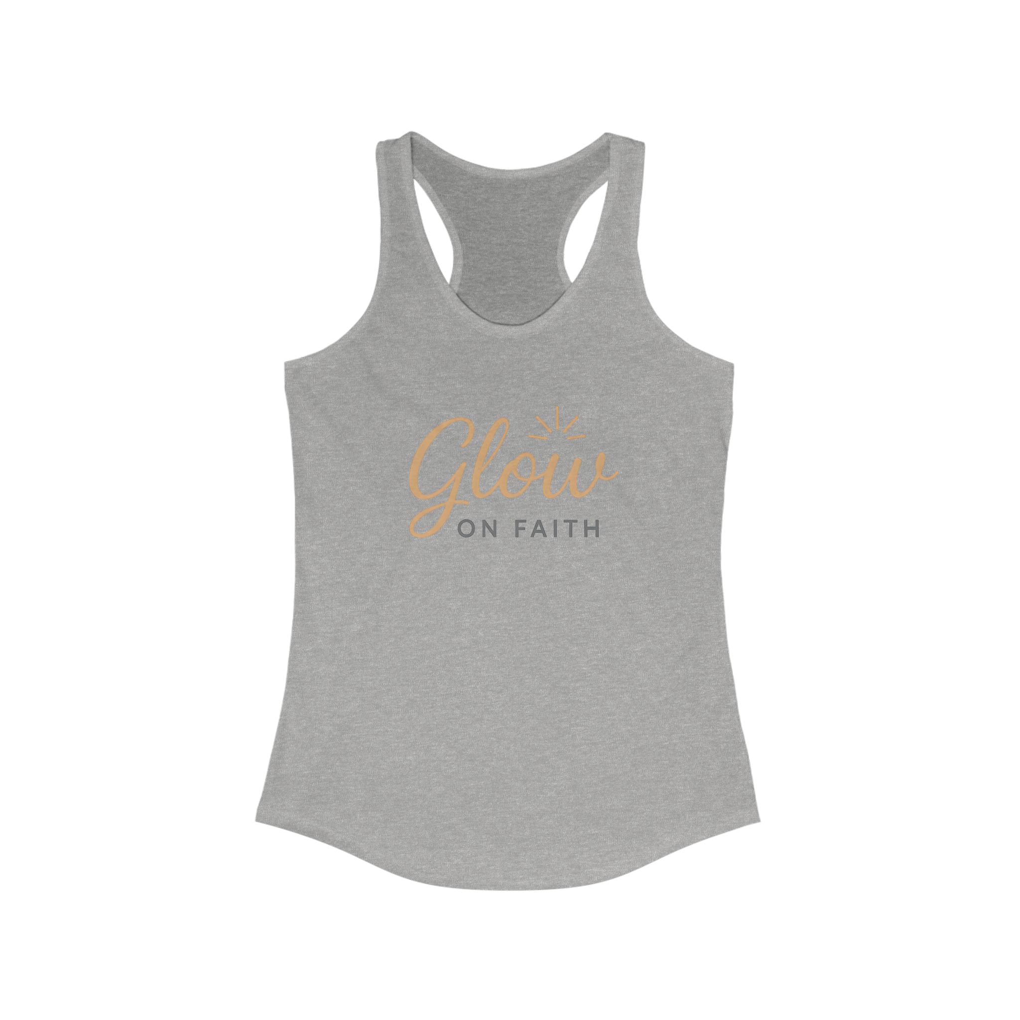 Glow On Faith | Women's Racerback Tank