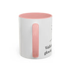 Walking in His path, glowing from within. |Coffee Mug