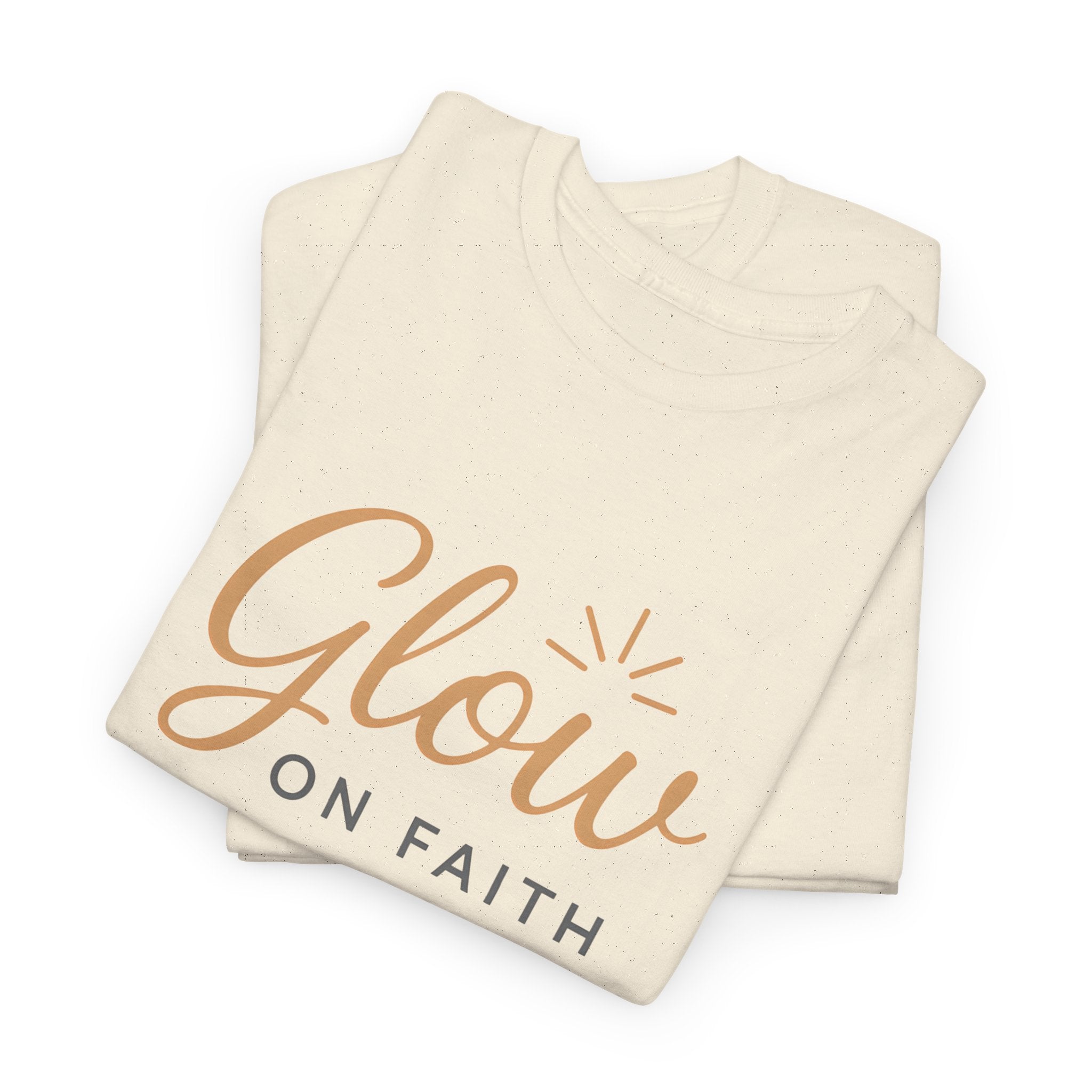 Glow on Faith | Unisex Heavy Cotton Tee