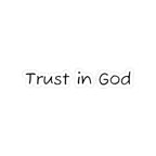 Trust in God Kiss-Cut Stickers