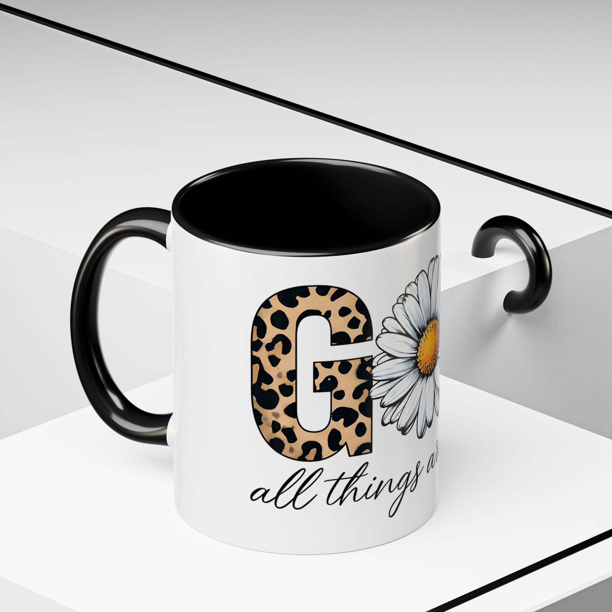 God all things are possible | Coffee Mug