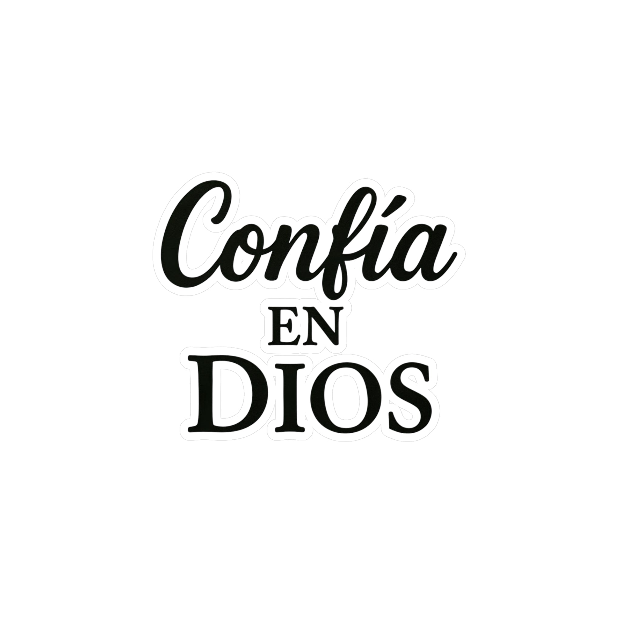 Confía en Dios | Vinyl Sticker