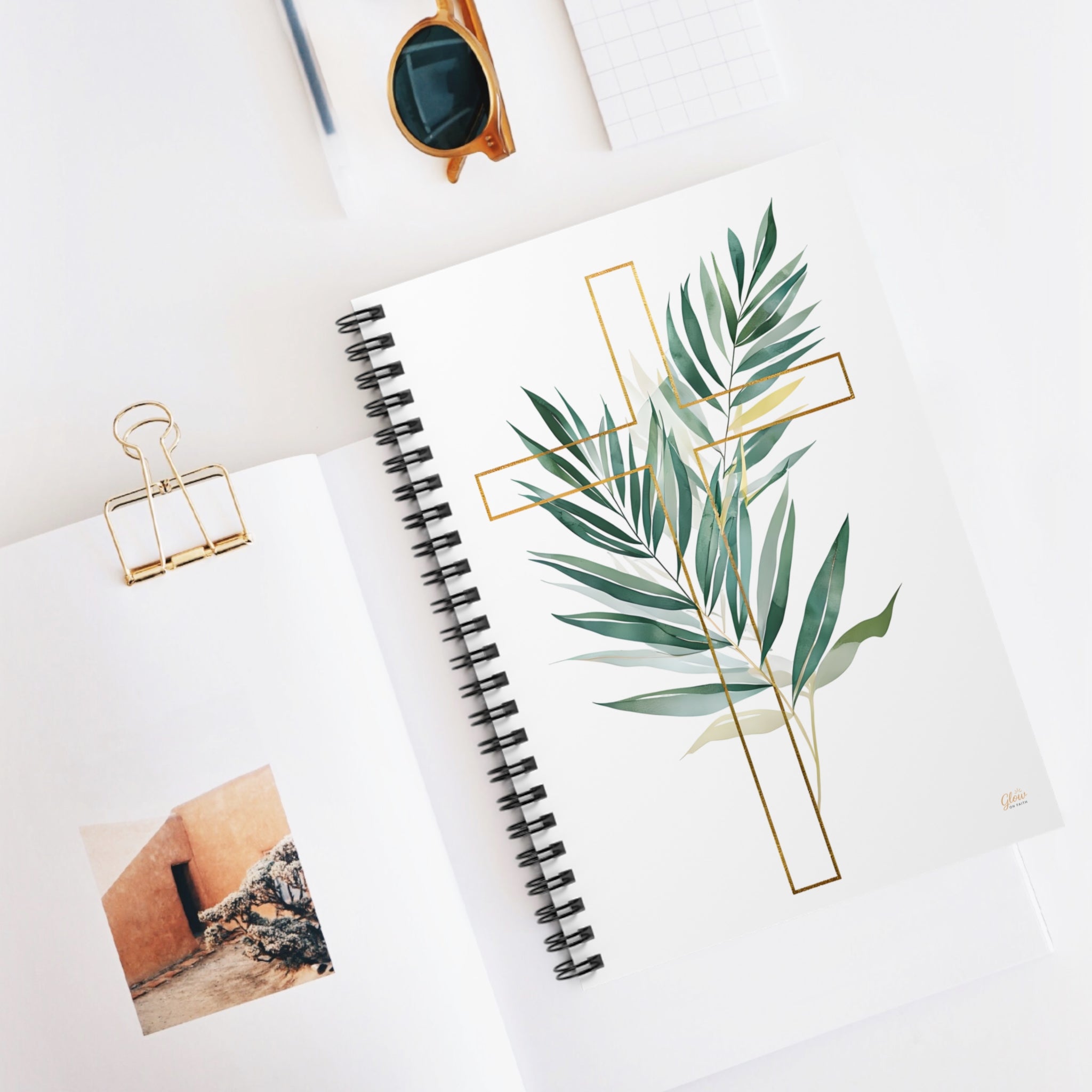 Cross Spiral Notebook