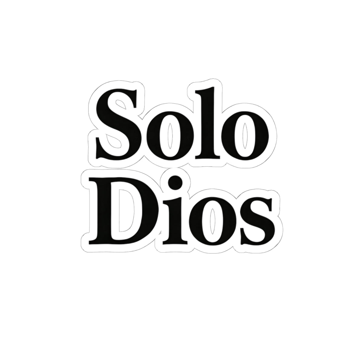 Solo Dios | Kiss-Cut Stickers