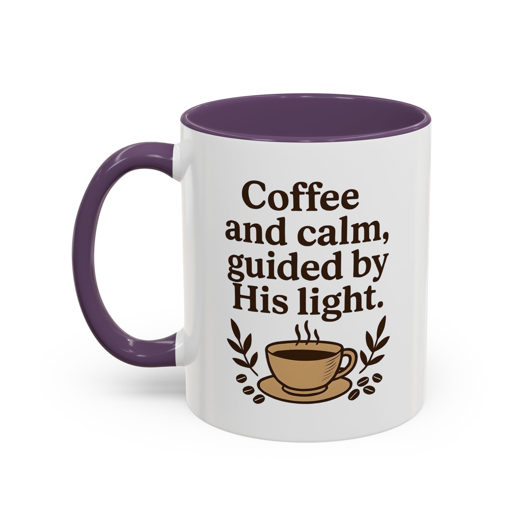 Coffee and calm, guided by His light. | Coffee Mug