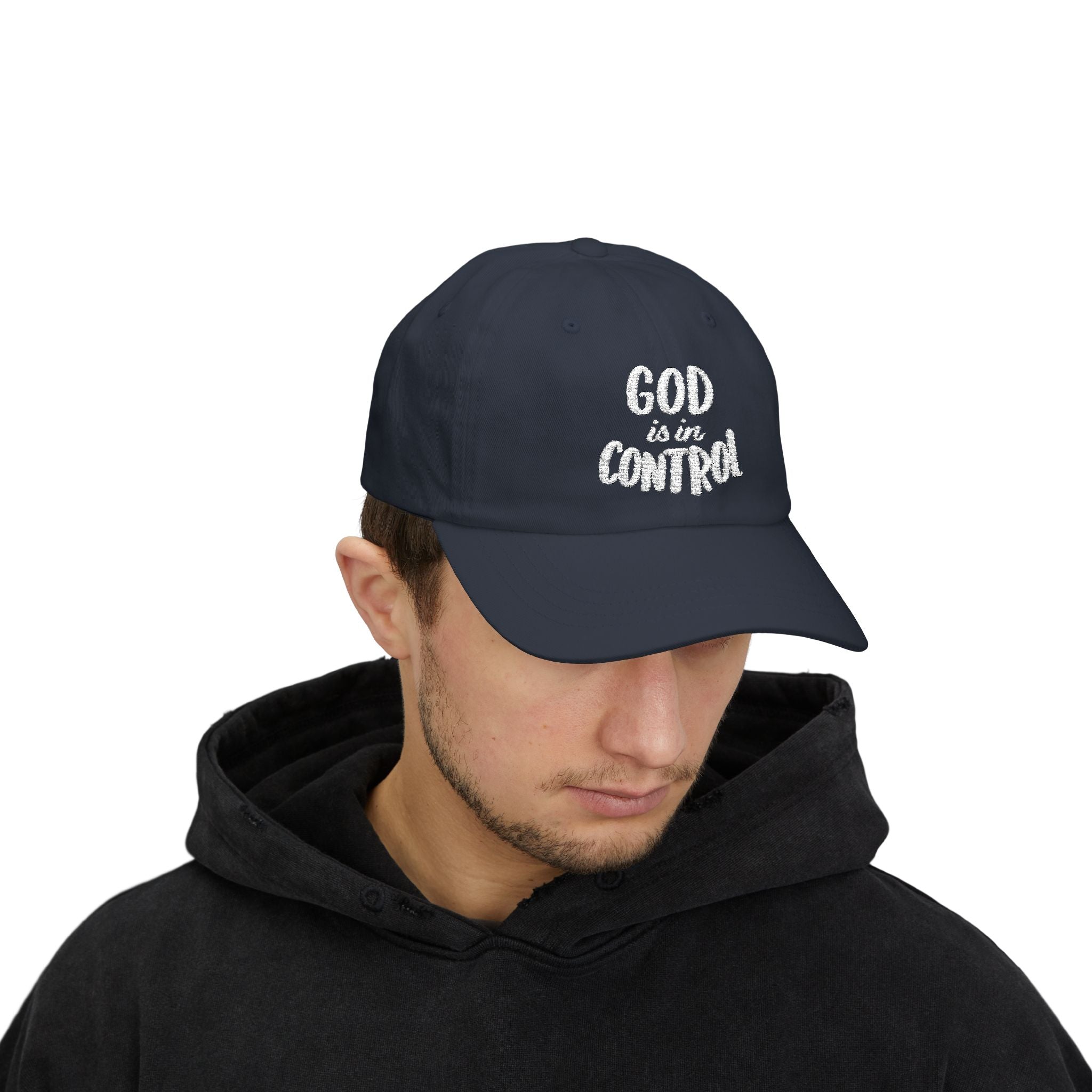 God Is In Control | Classic Dad Cap